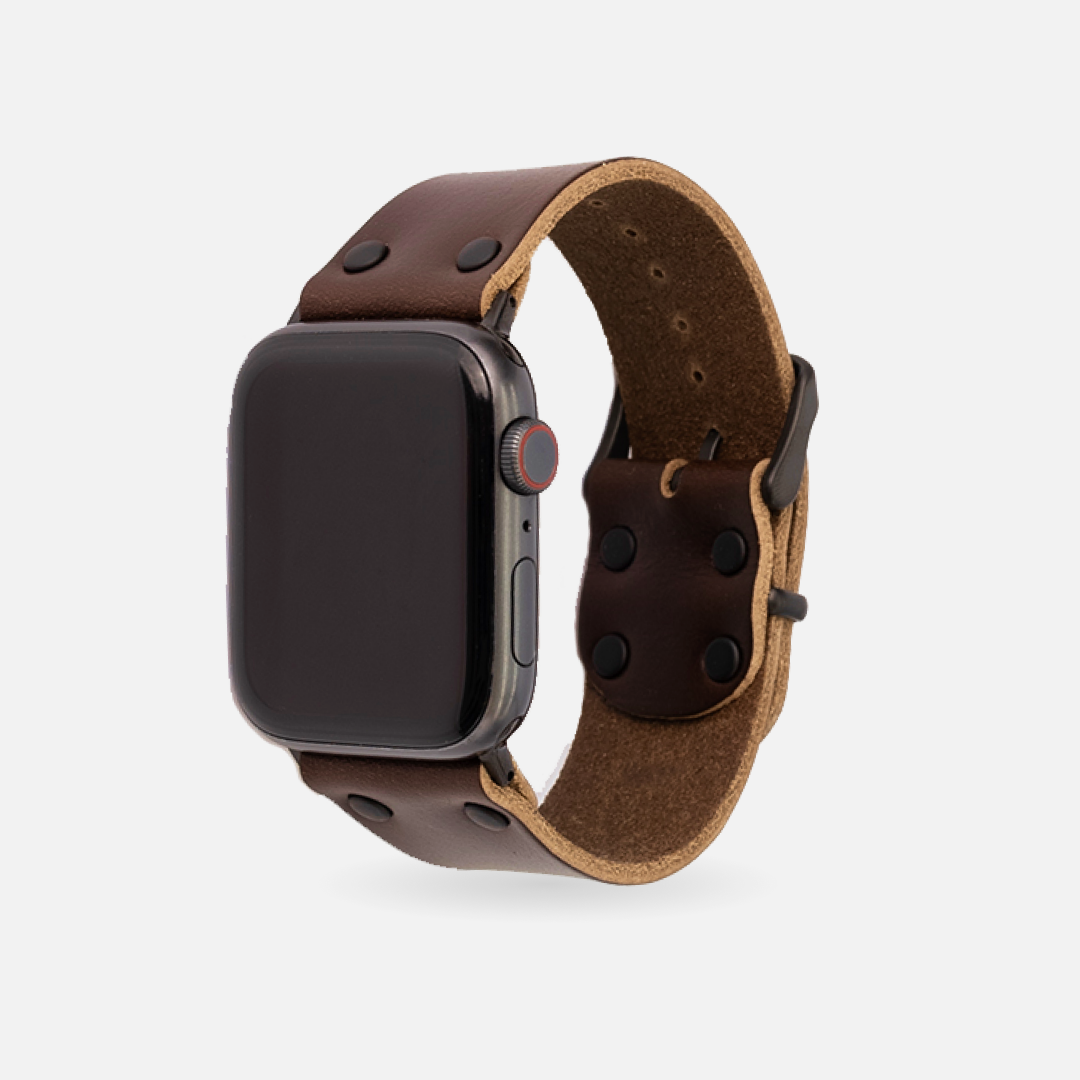 Leather Apple Watch Band - USA Made & Full-Grain Leather