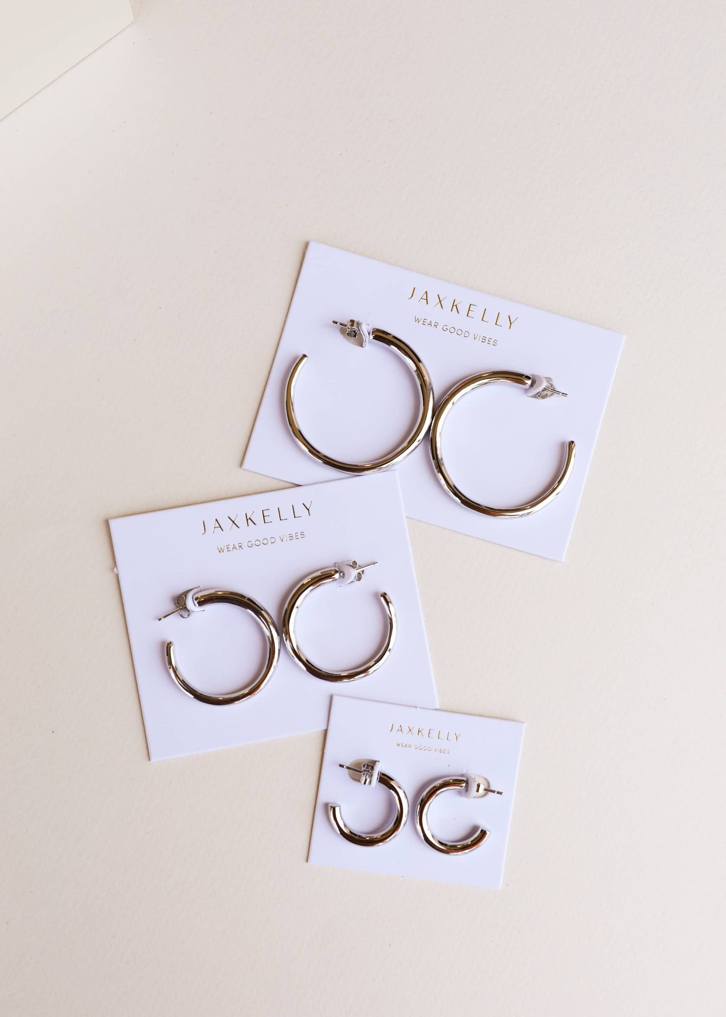 Everyday Silver Hoop Earrings