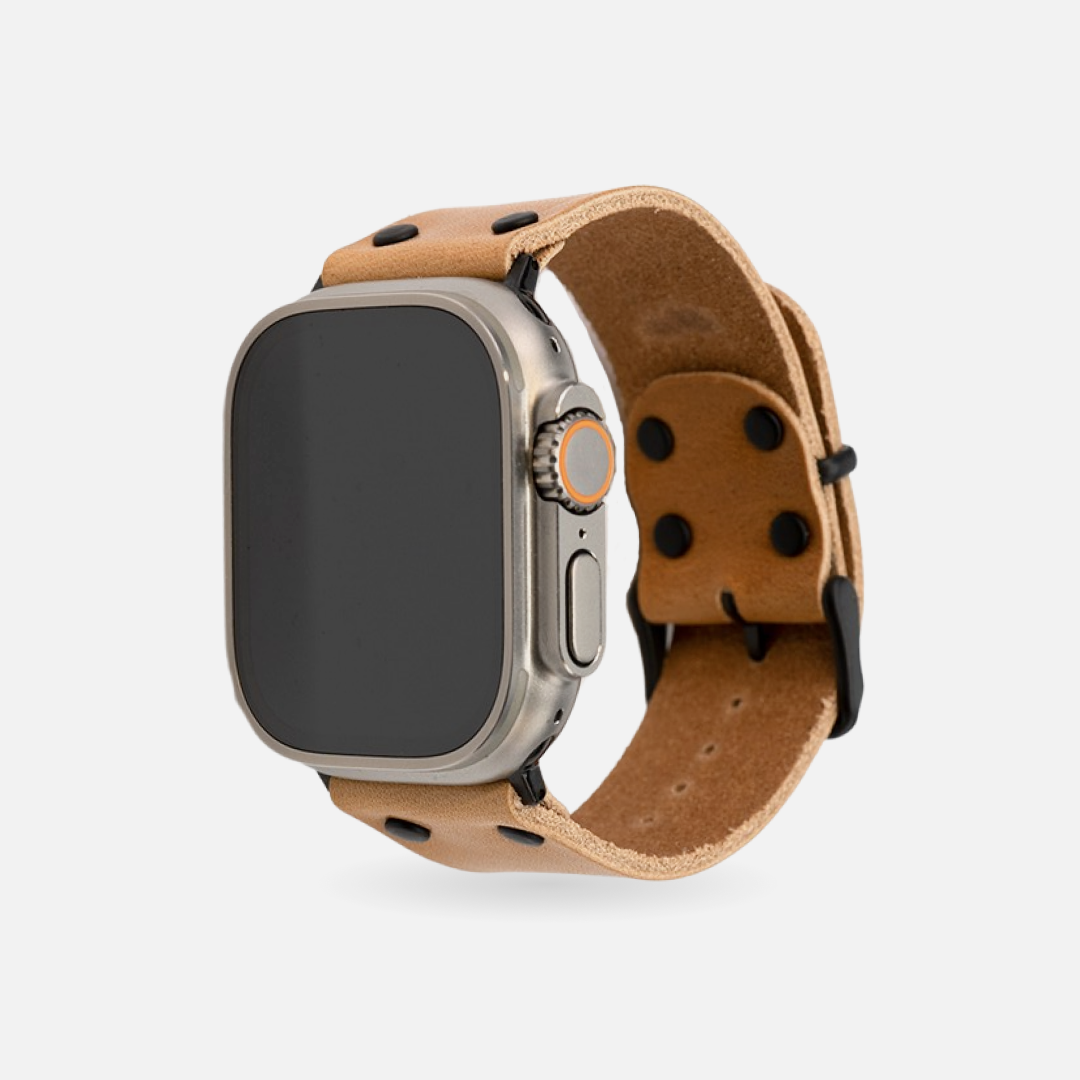 Leather Apple Watch Band - USA Made & Full-Grain Leather