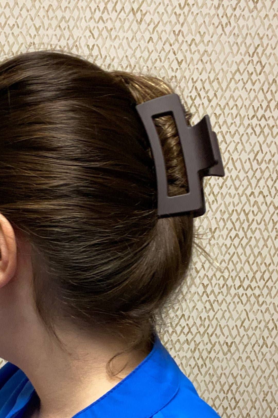 Large Matte Hair Clip