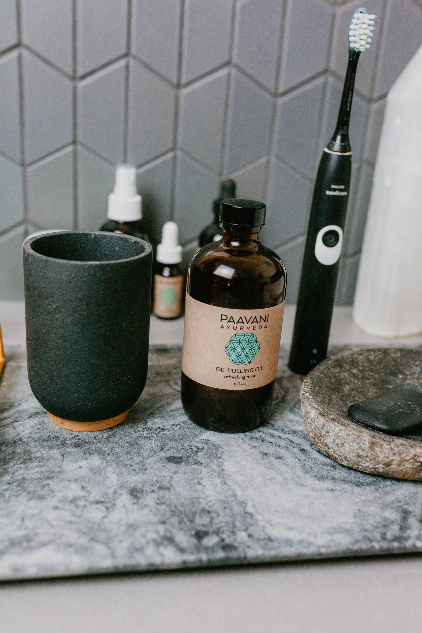 Mint Pulling Oil | Oil Pulling for Oral Health & Detoxing