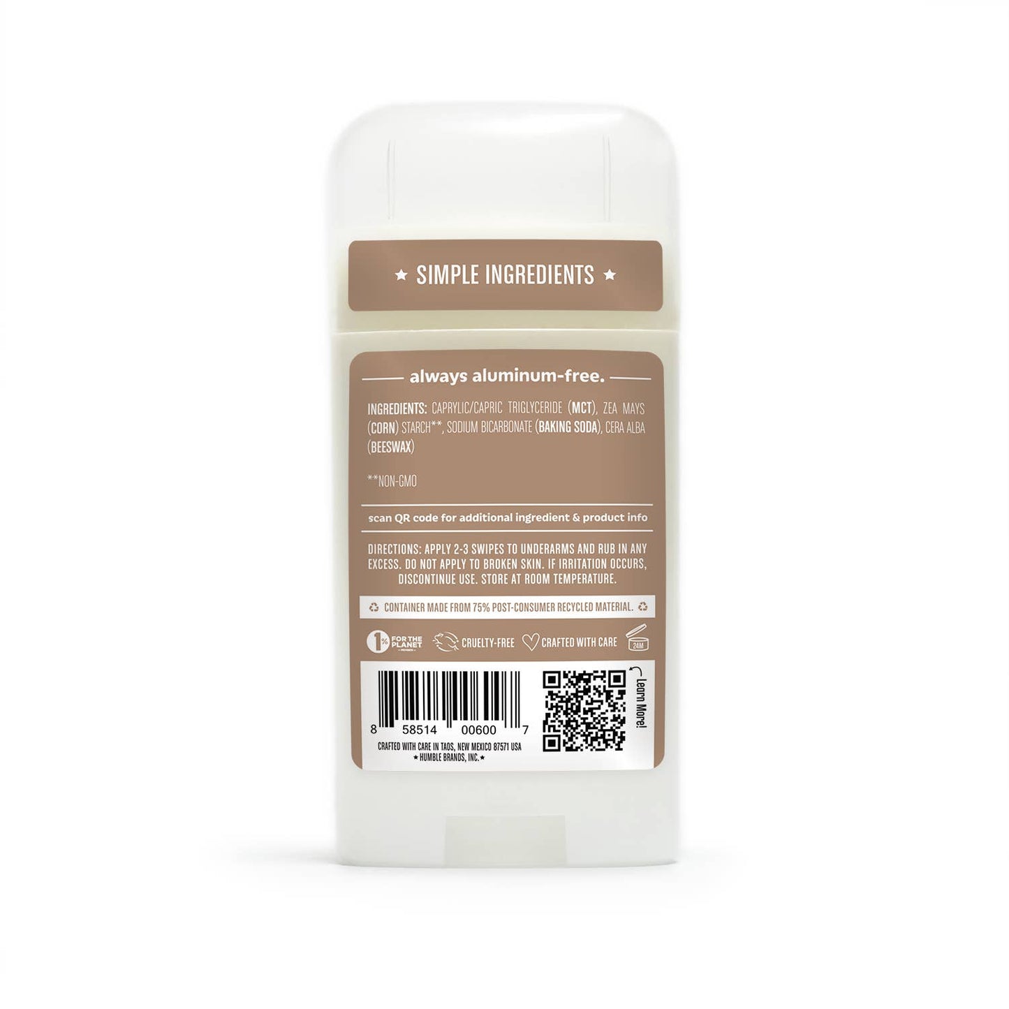 Humble Deodorant | Simply Unscented