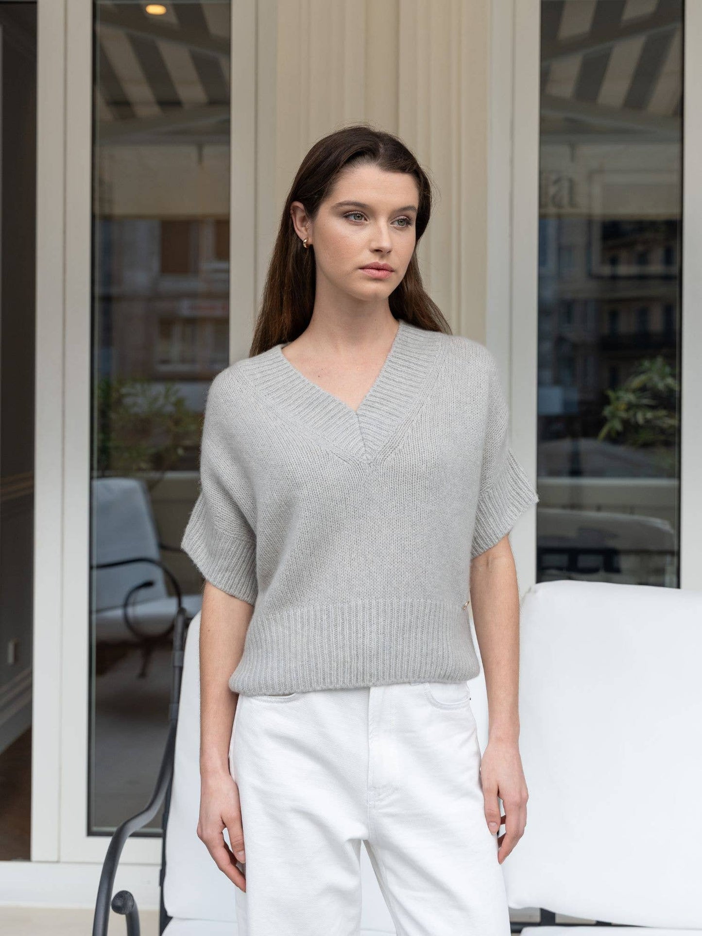 Cashmere + Silk Sweater Vest