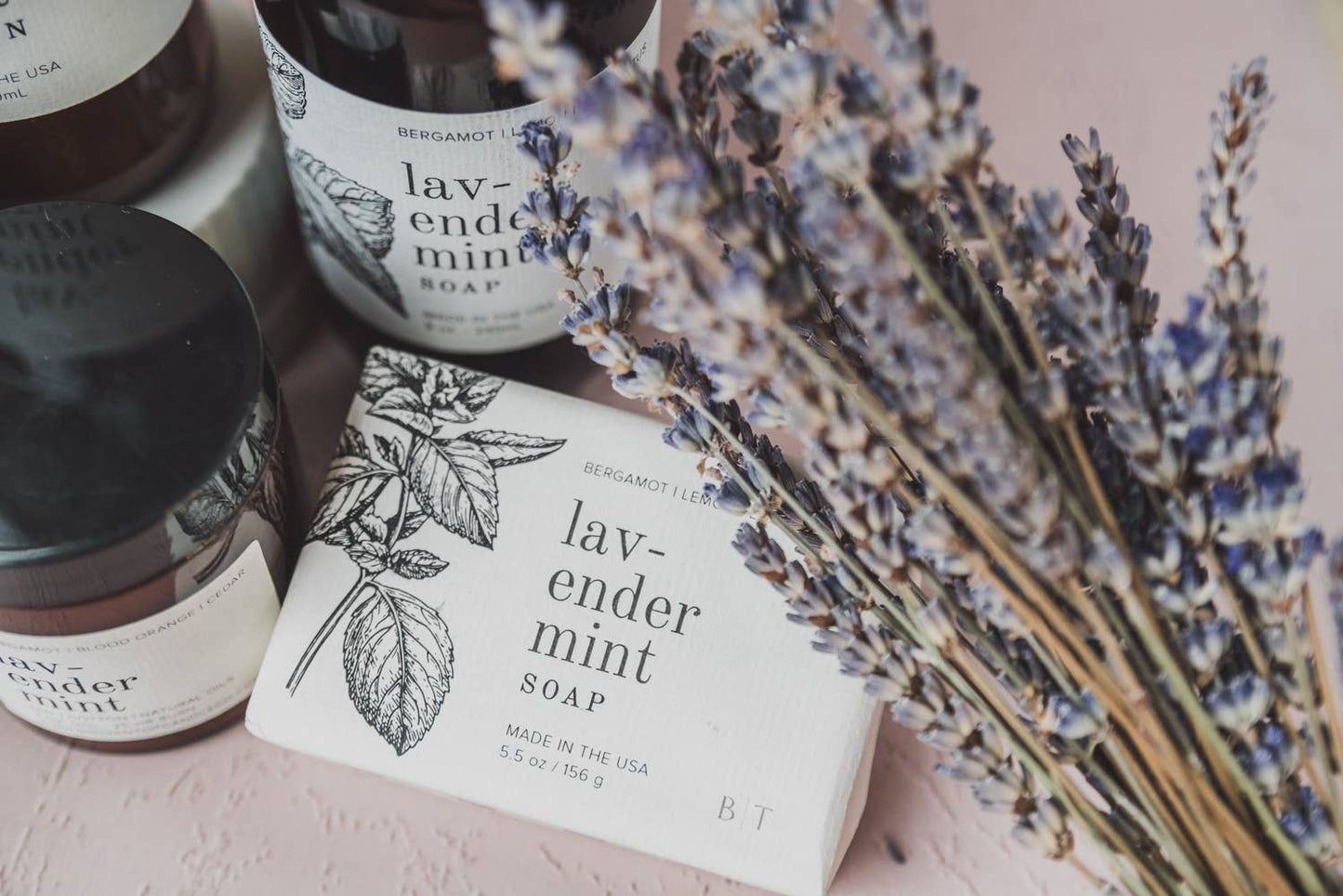 Lavender Mint Natural Bar Soap