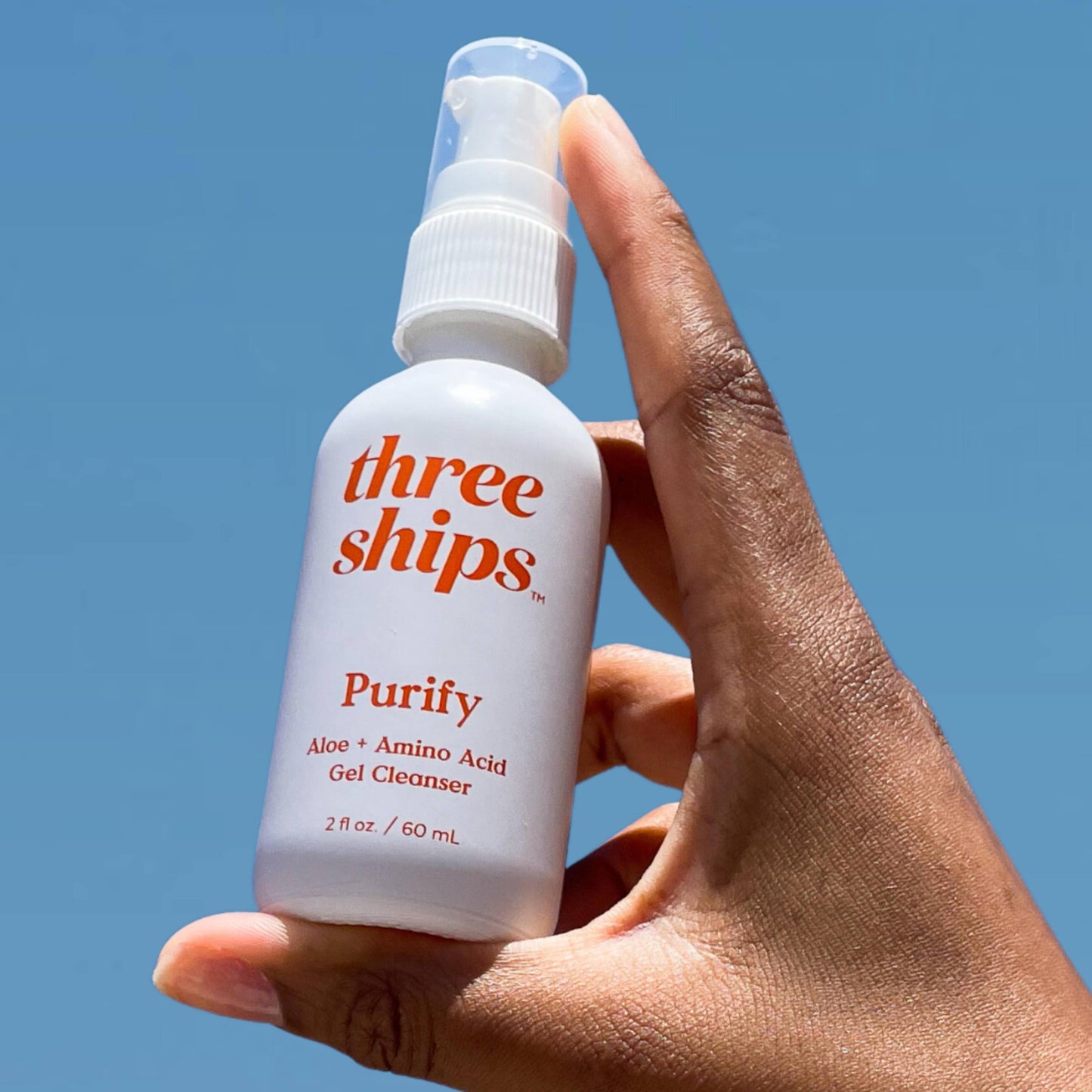 Three Ships Beauty Purify Aloe + Amino Acid Cleanser (60mL)
