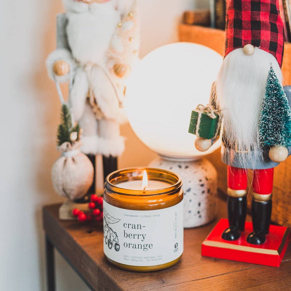 Cranberry Orange Soy Candle | 16oz