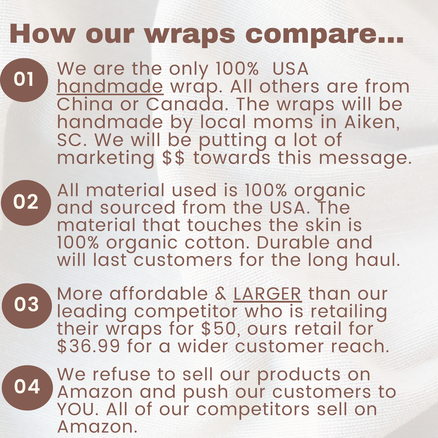 Reusable Castor Oil Wrap | 100% Organic USA Handmade