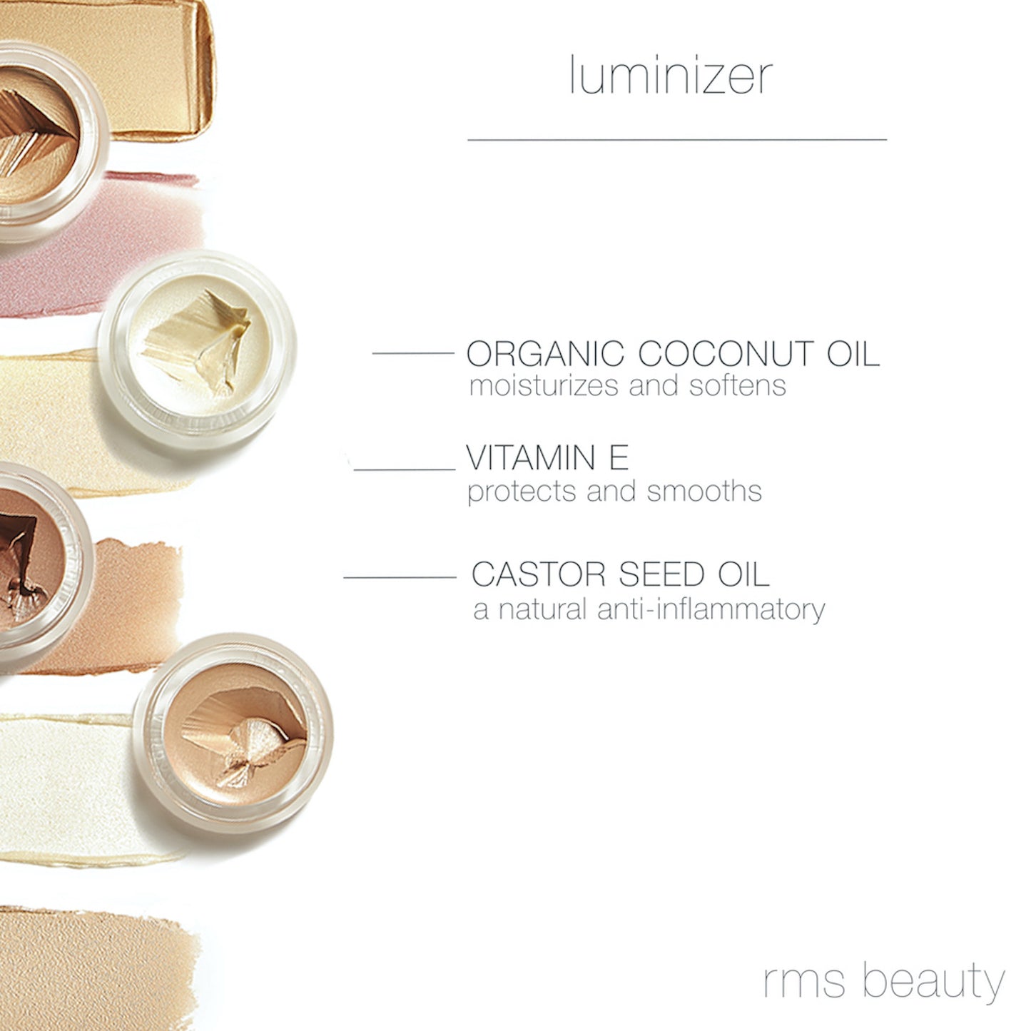RMS Beauty Living Luminizer Glow Quad Mini