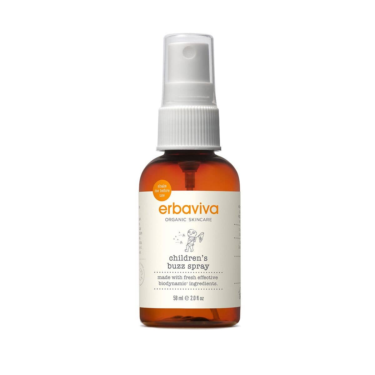 Erbaviva Organic Skincare Children Buzz Spray | Travel Size