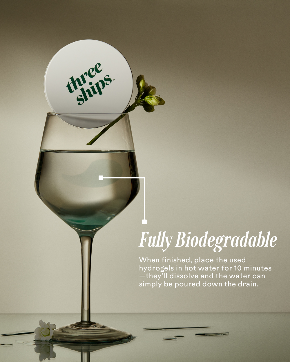 Off Duty Algae + Peptide Smoothing Biodegradable Eye Mask