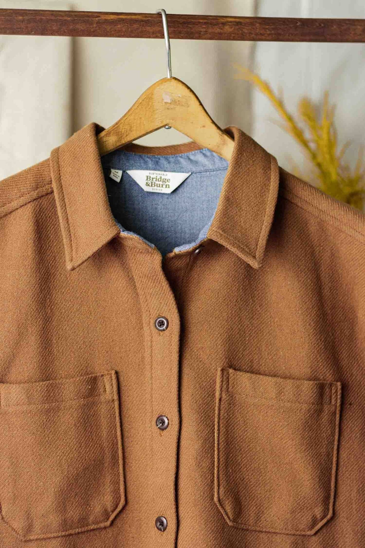 Camel Twill Shacket