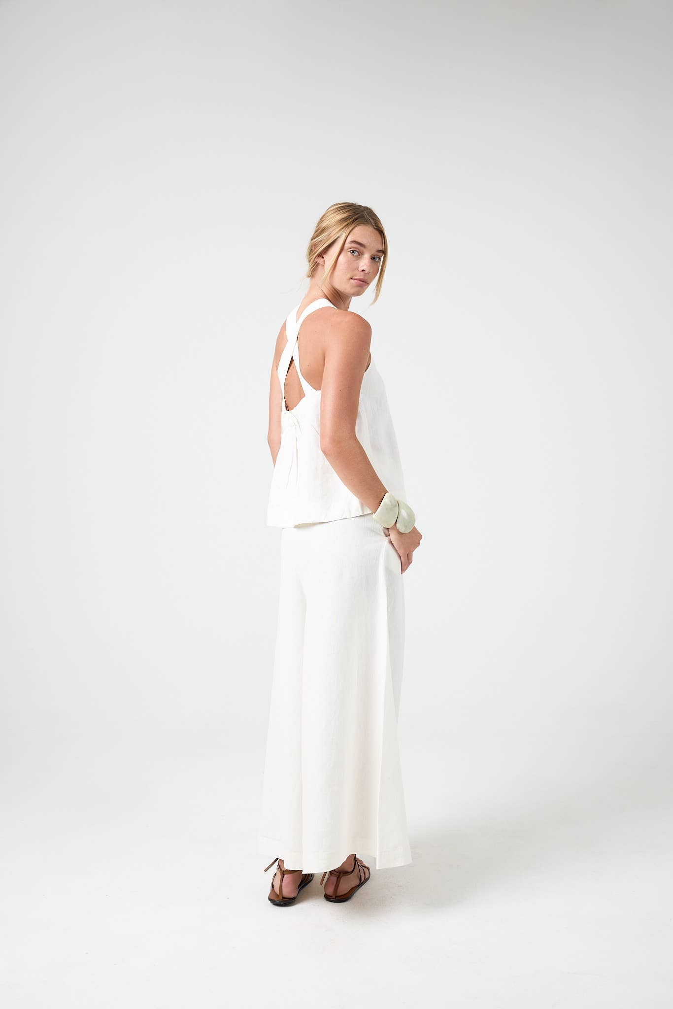 Carlota Linen Top