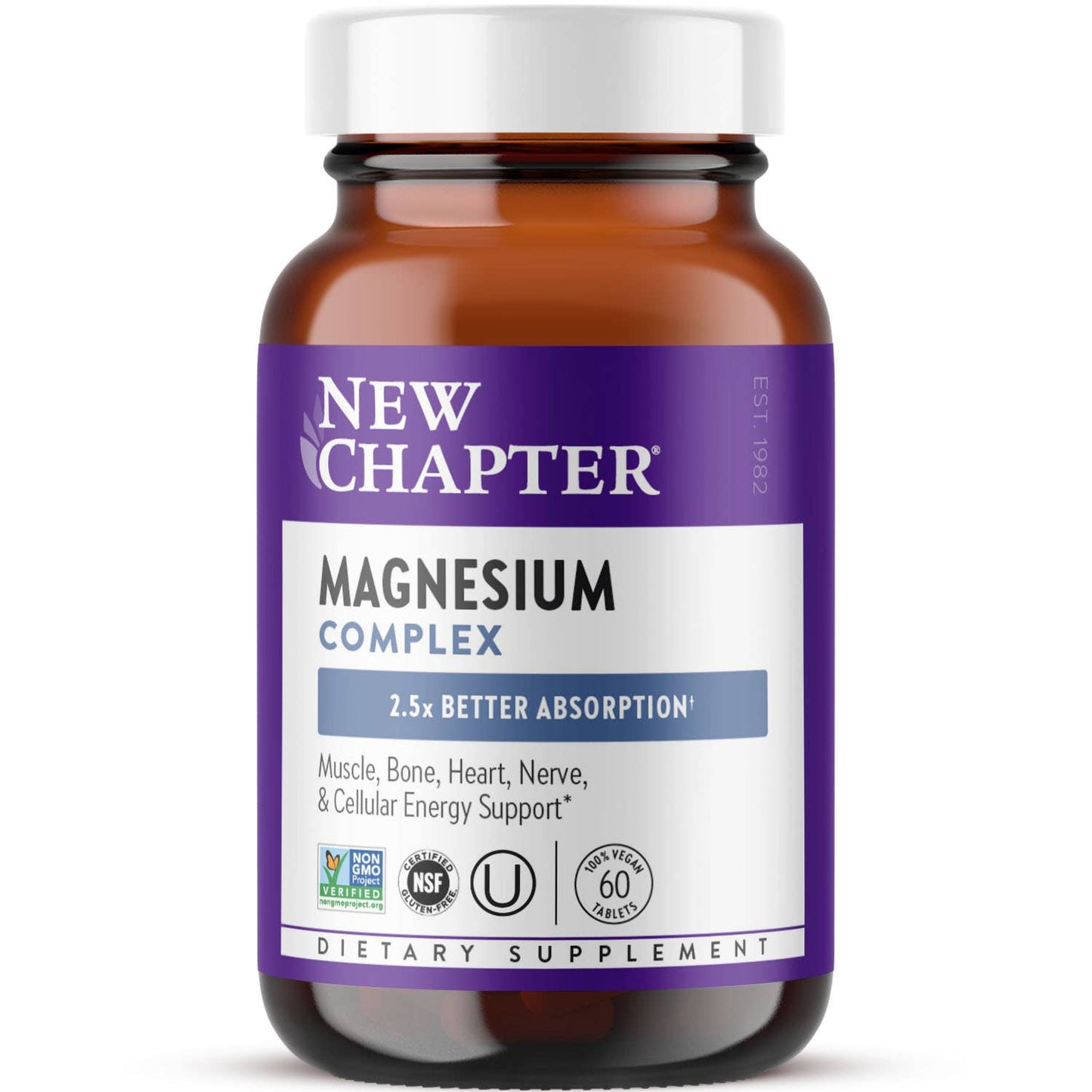 Magnesium Complex Supplement, 60 Tablets