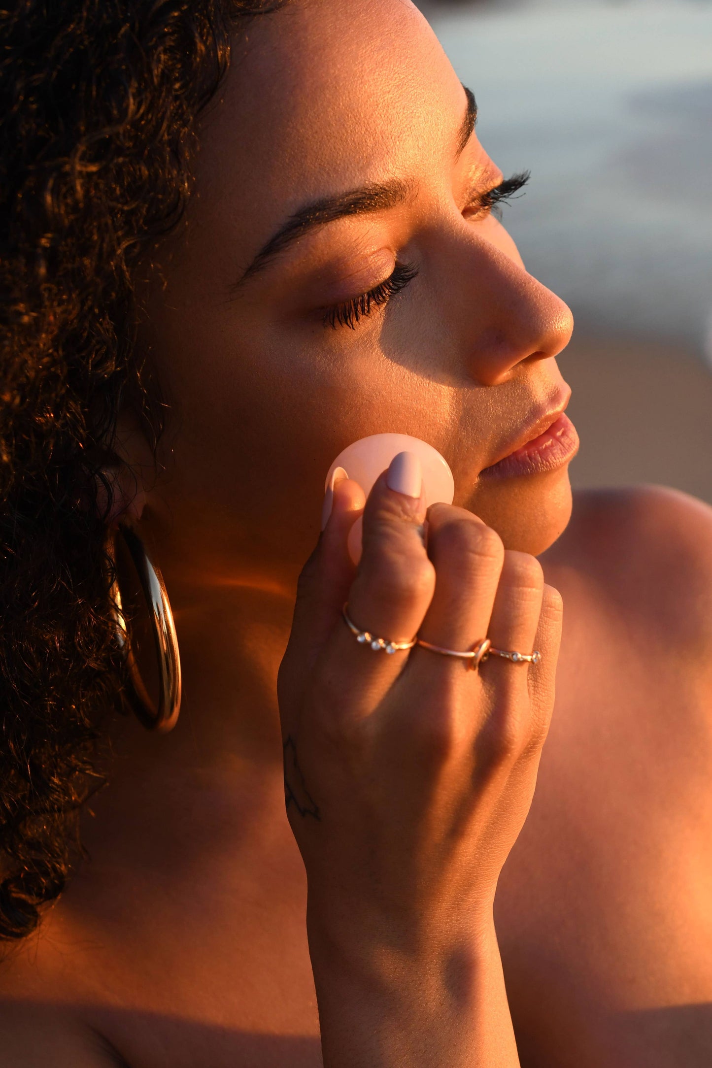 Rose Quartz Facial Tool