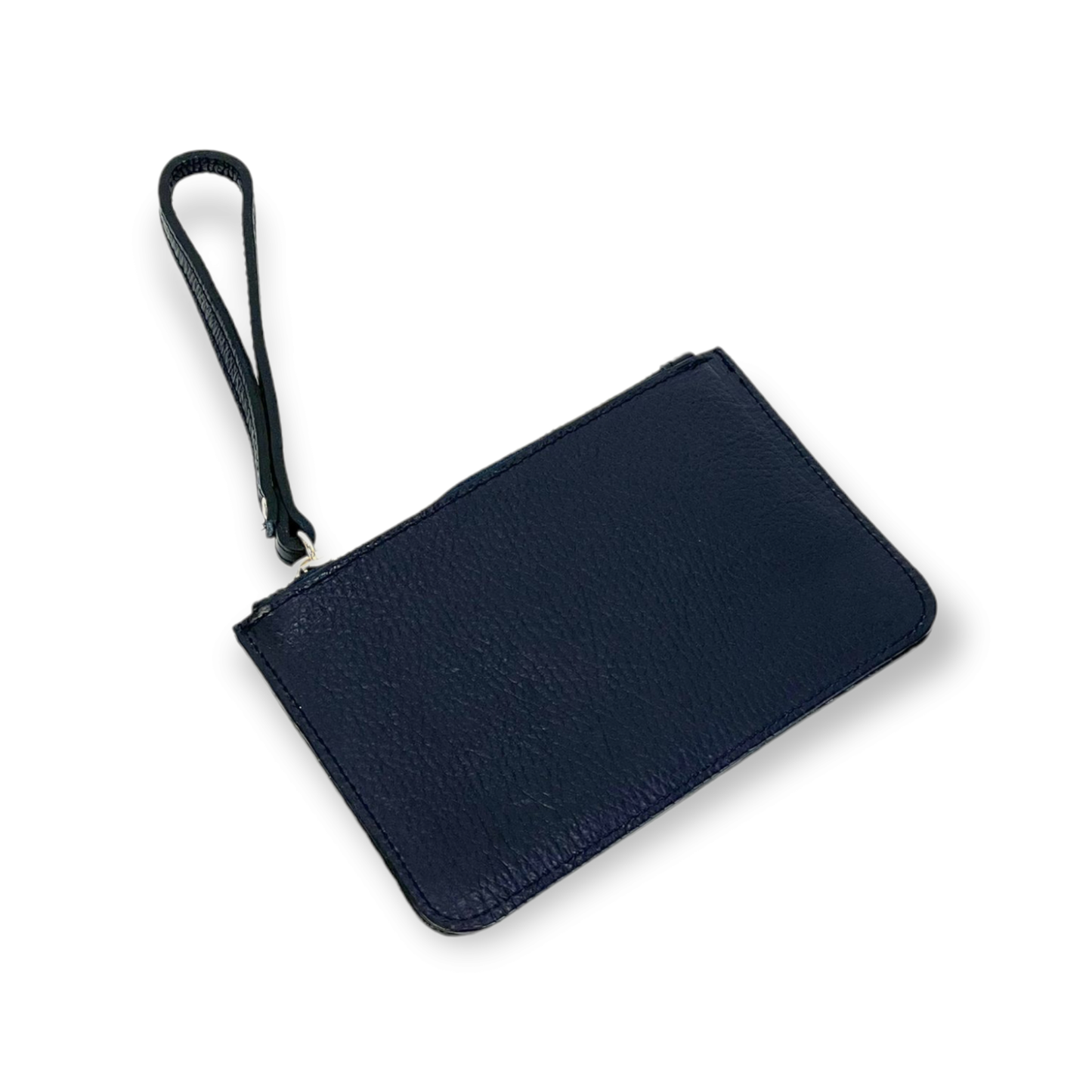 Genuine Leather Envelope Wristlet Handbag