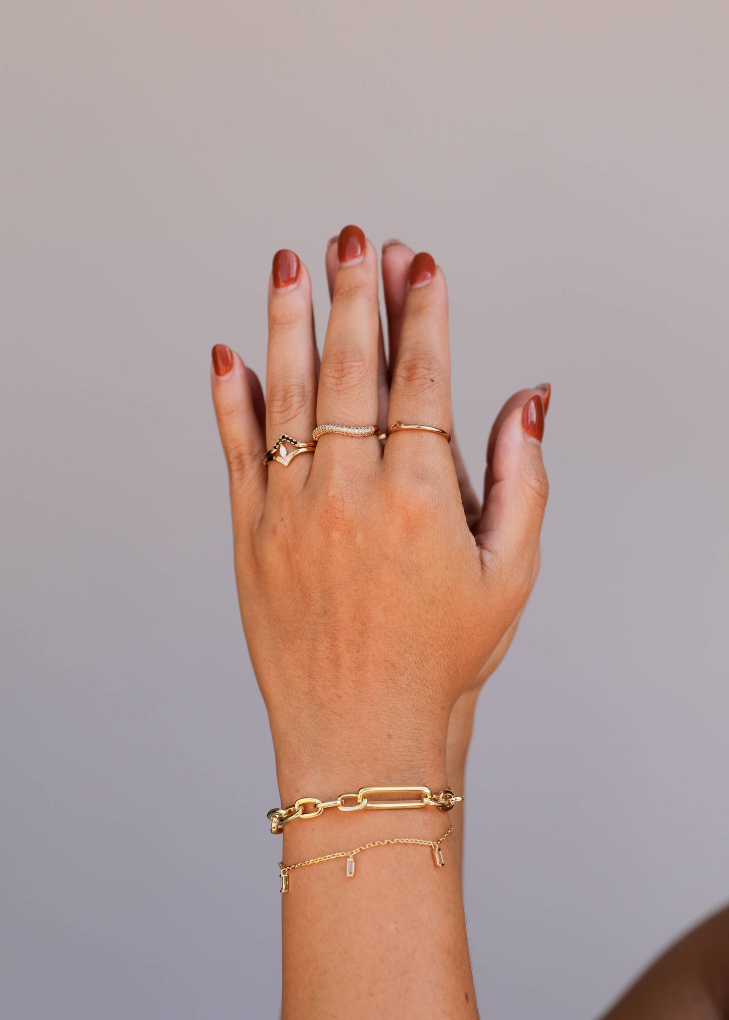 Chunky Gold Multi-Link Chain Bracelet