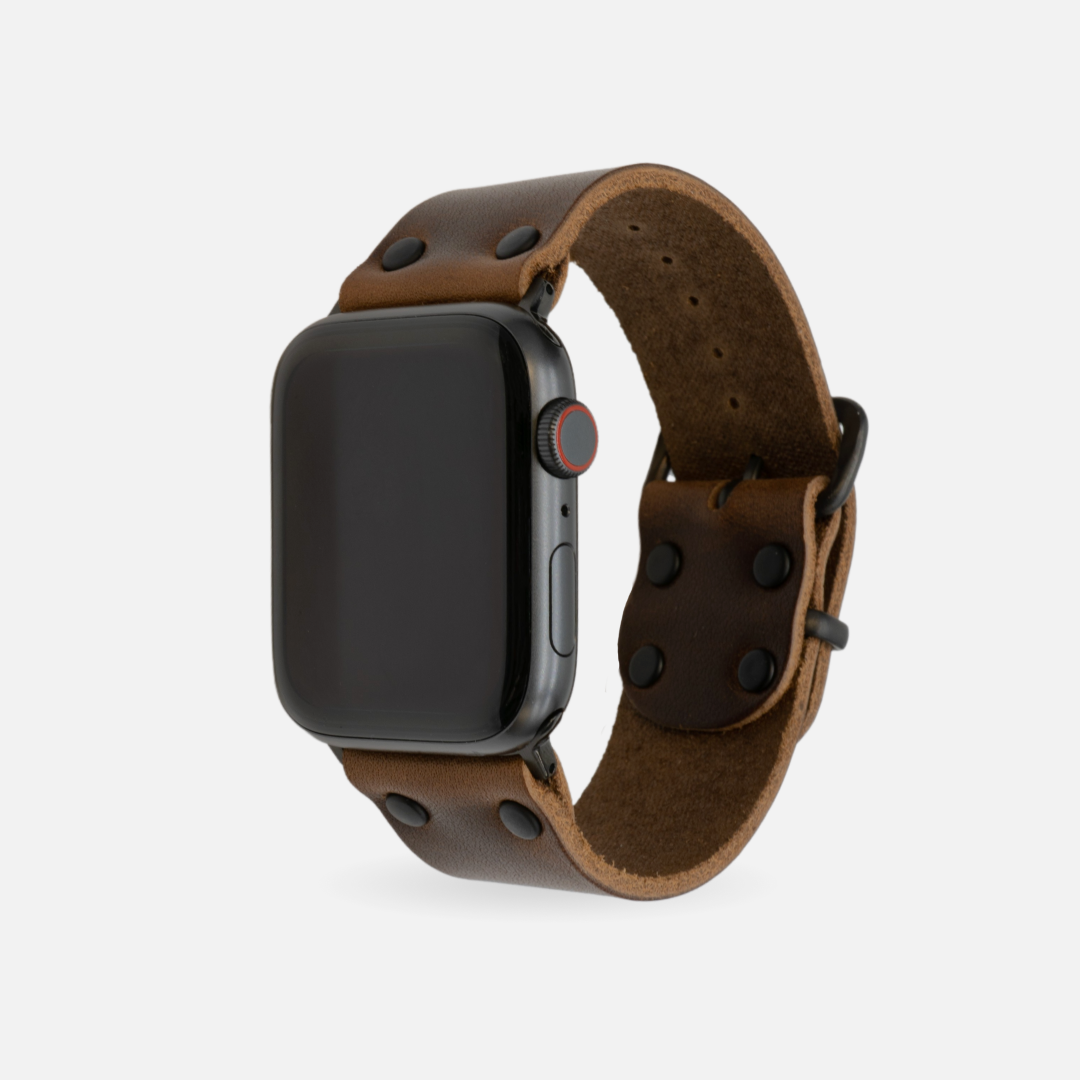 Leather Apple Watch Band - USA Made & Full-Grain Leather