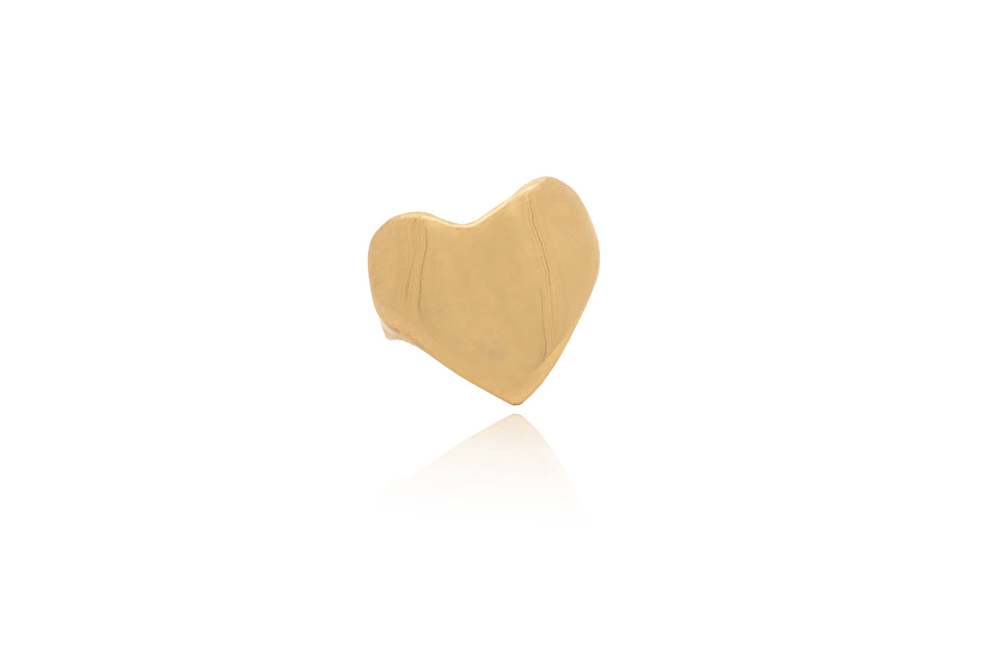 Eros Heart Signet Ring | Recycled Brass