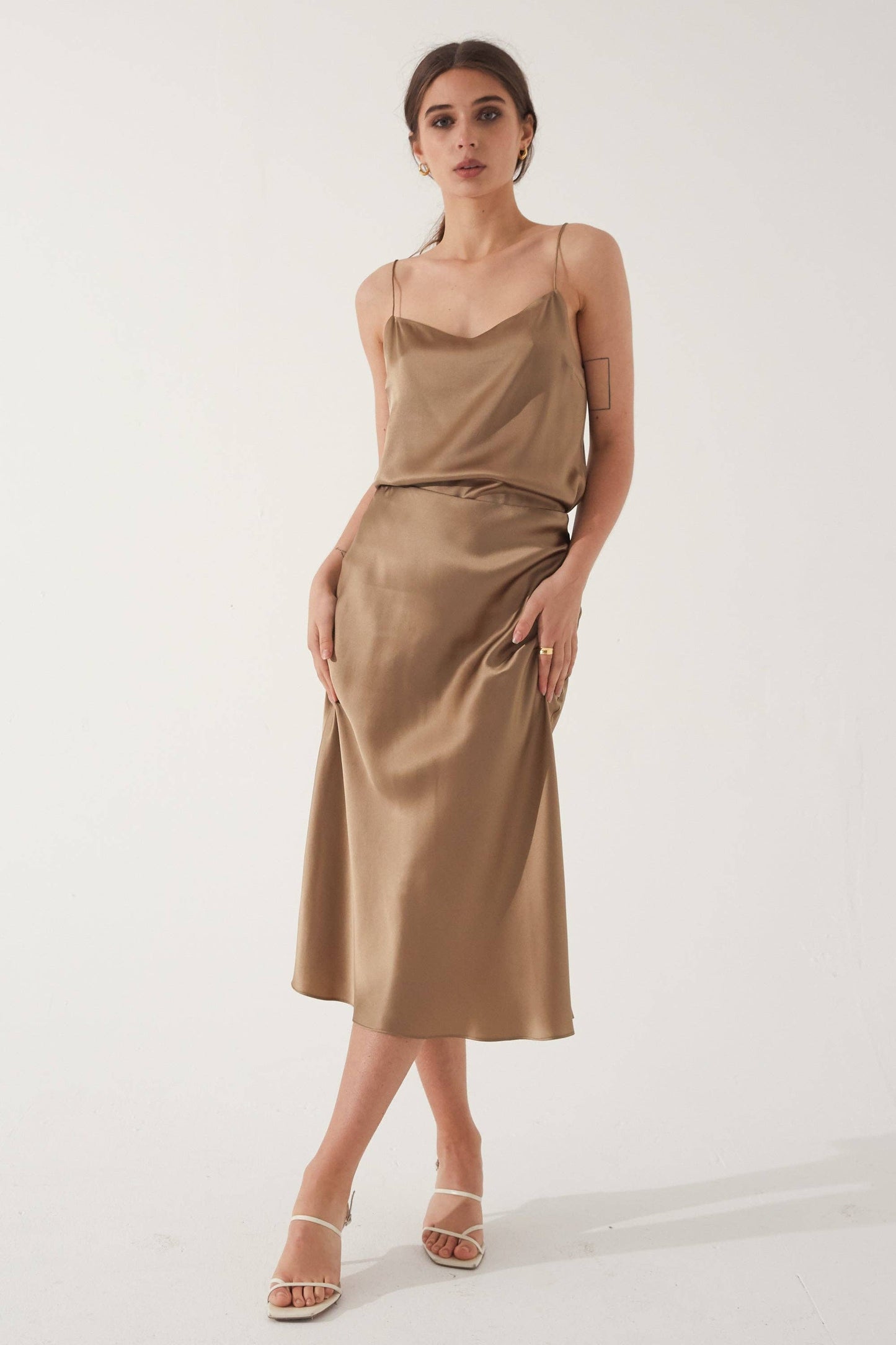 Silk Slip Skirt