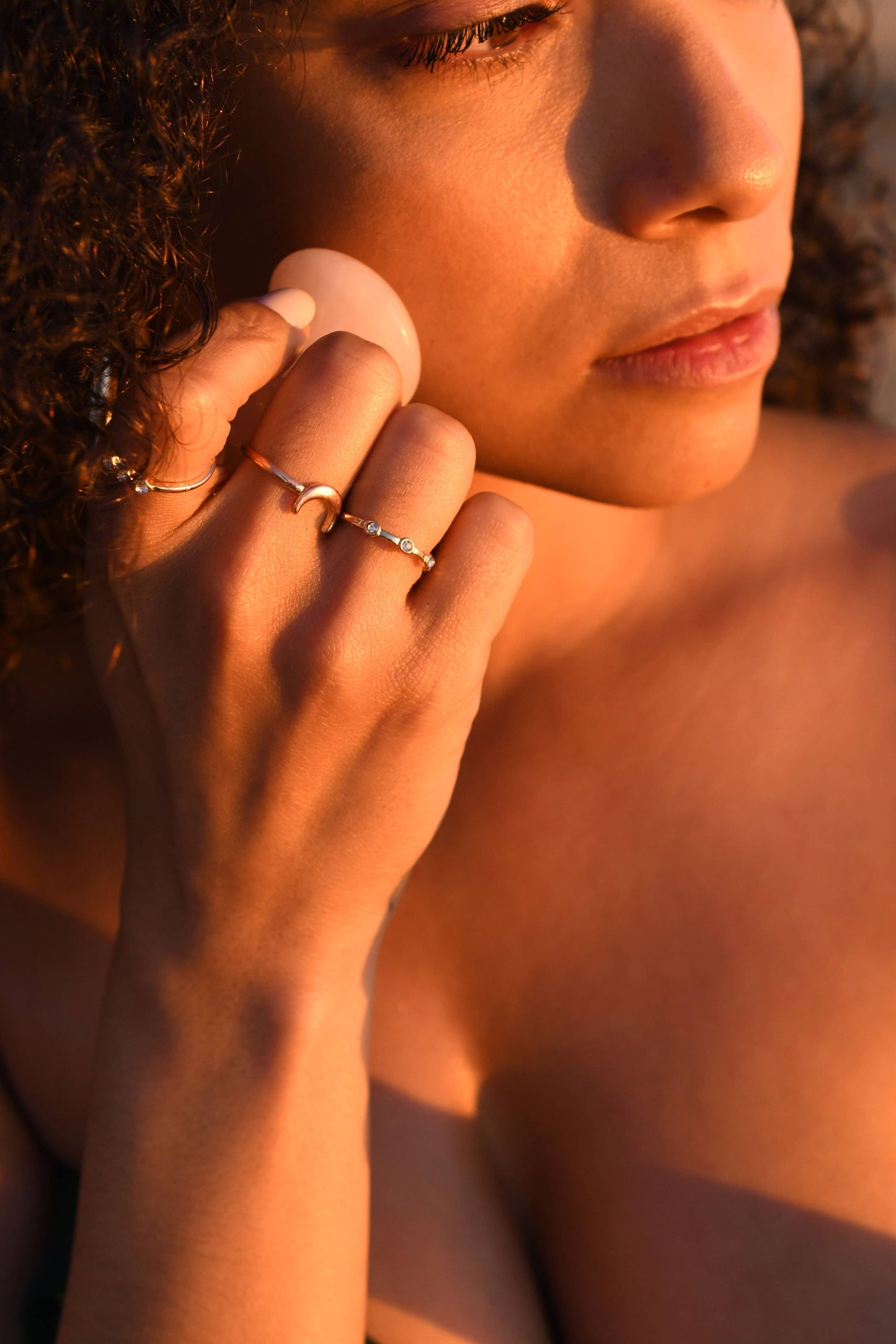 Rose Quartz Facial Tool
