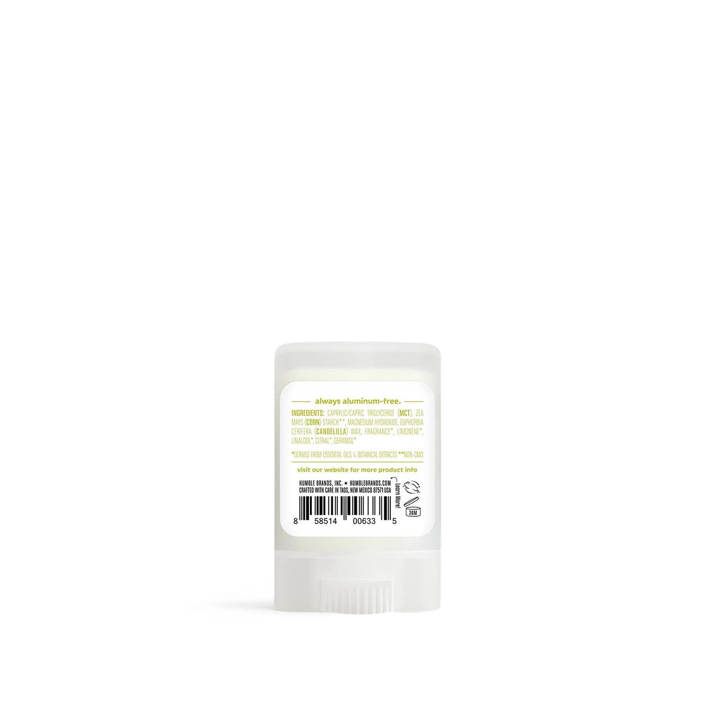 Humble Deodorant Vegan & Sensitive | Bergamot & Ginger