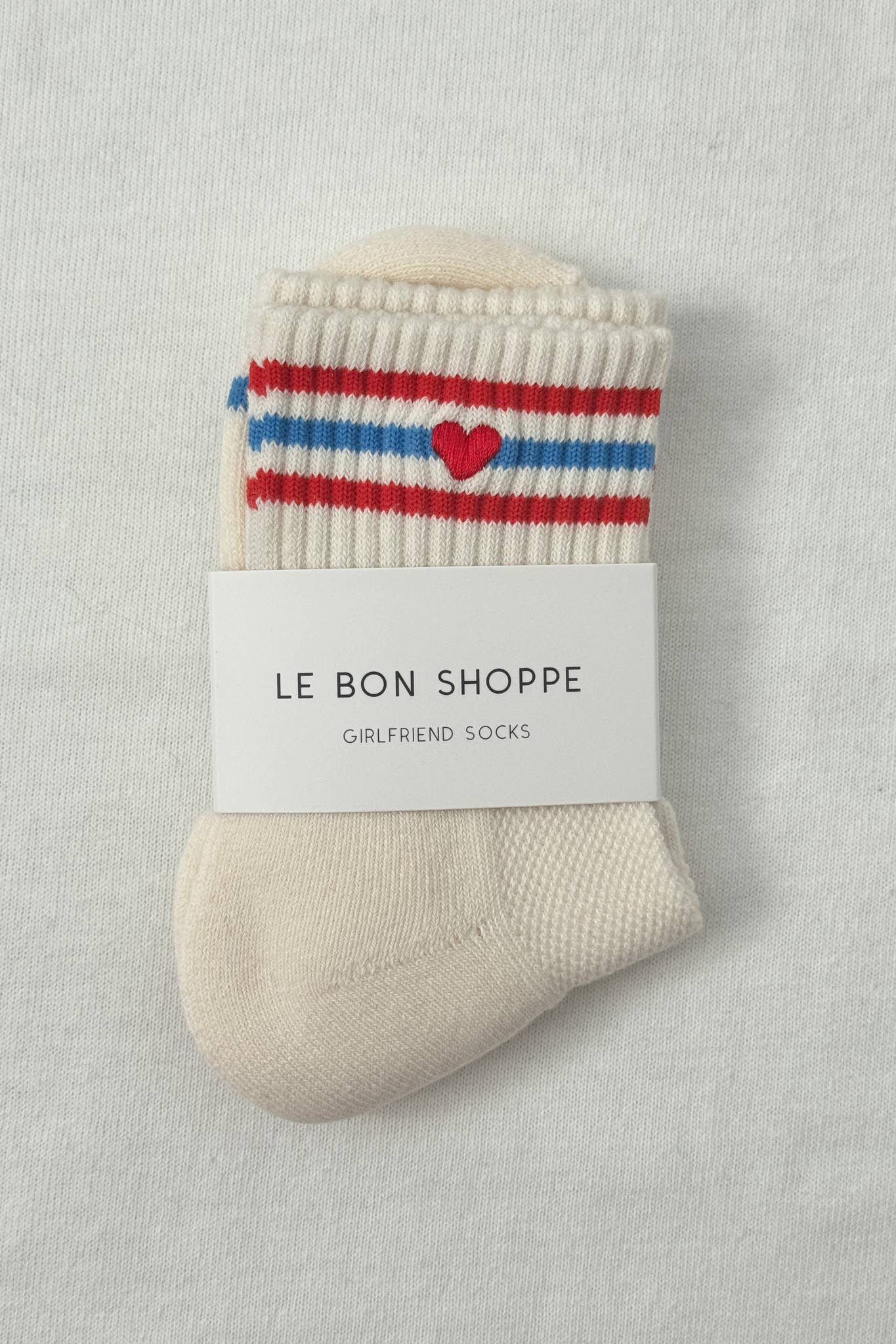 Le Bon Shoppe Embroidered Girlfriend Socks | Leche + Heart