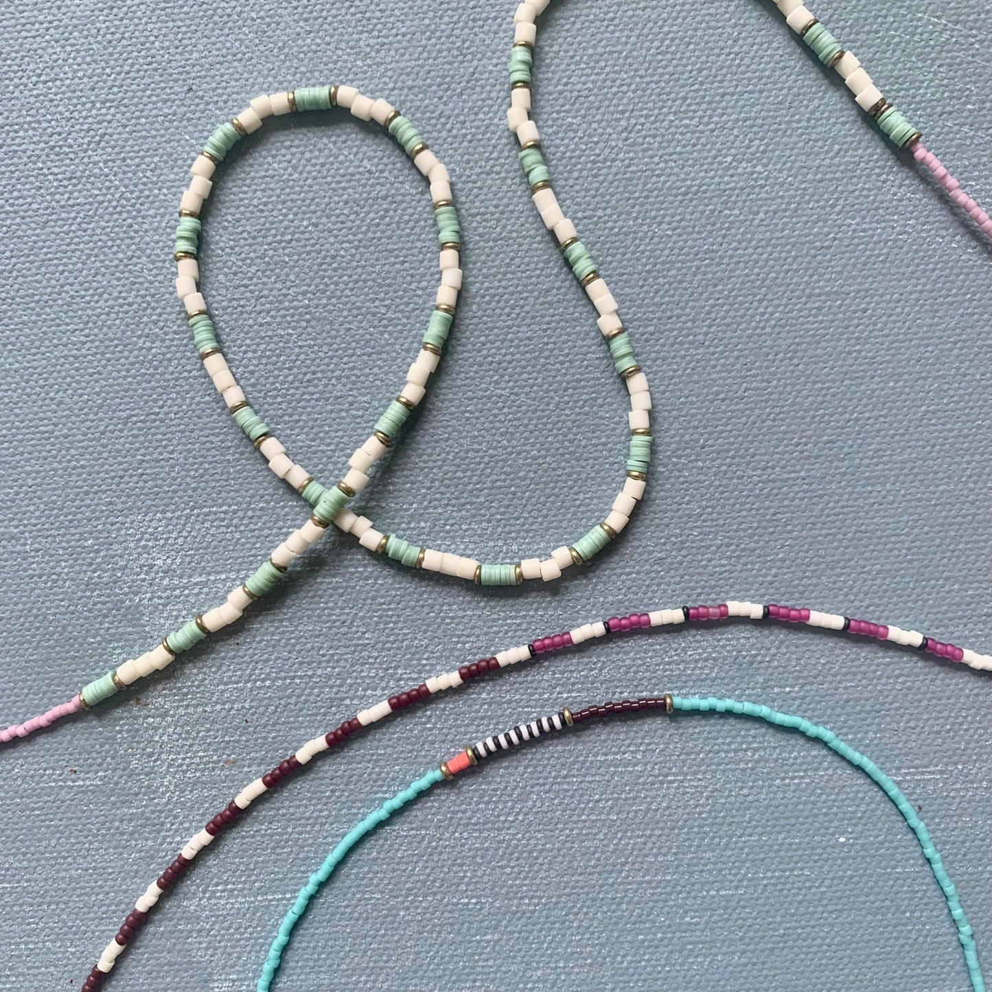 Thinnest Line Necklace | Turquoise