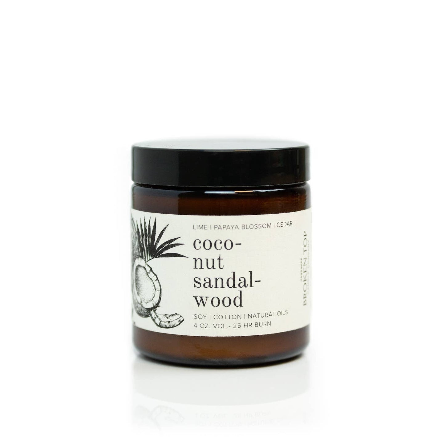 Coconut Sandalwood | Natural Soy Candle 4 oz