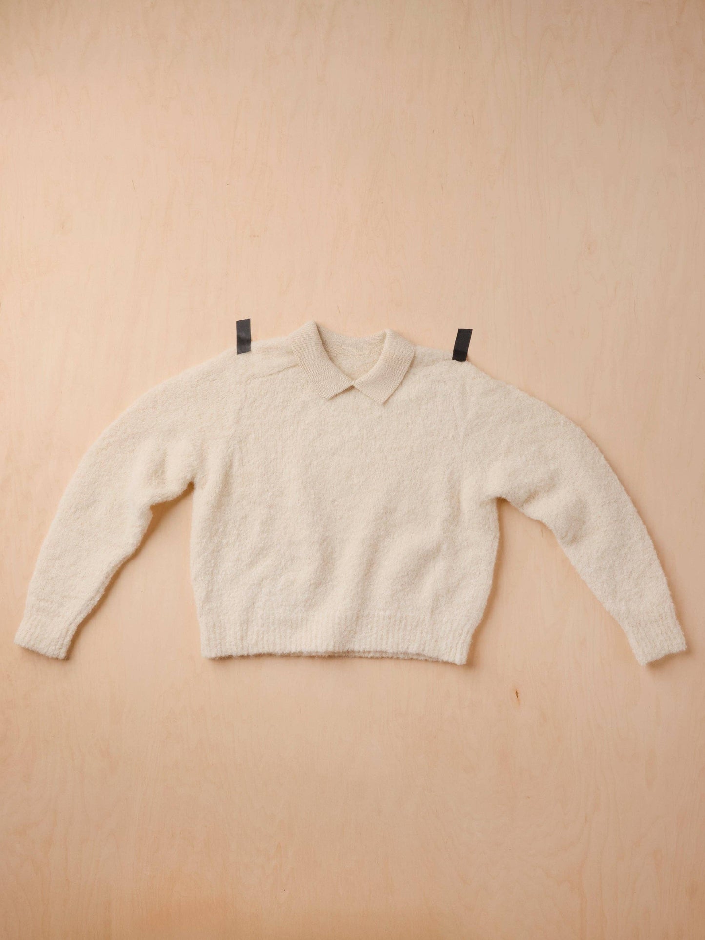 Ramona Bouclé Long Sleeve Polo