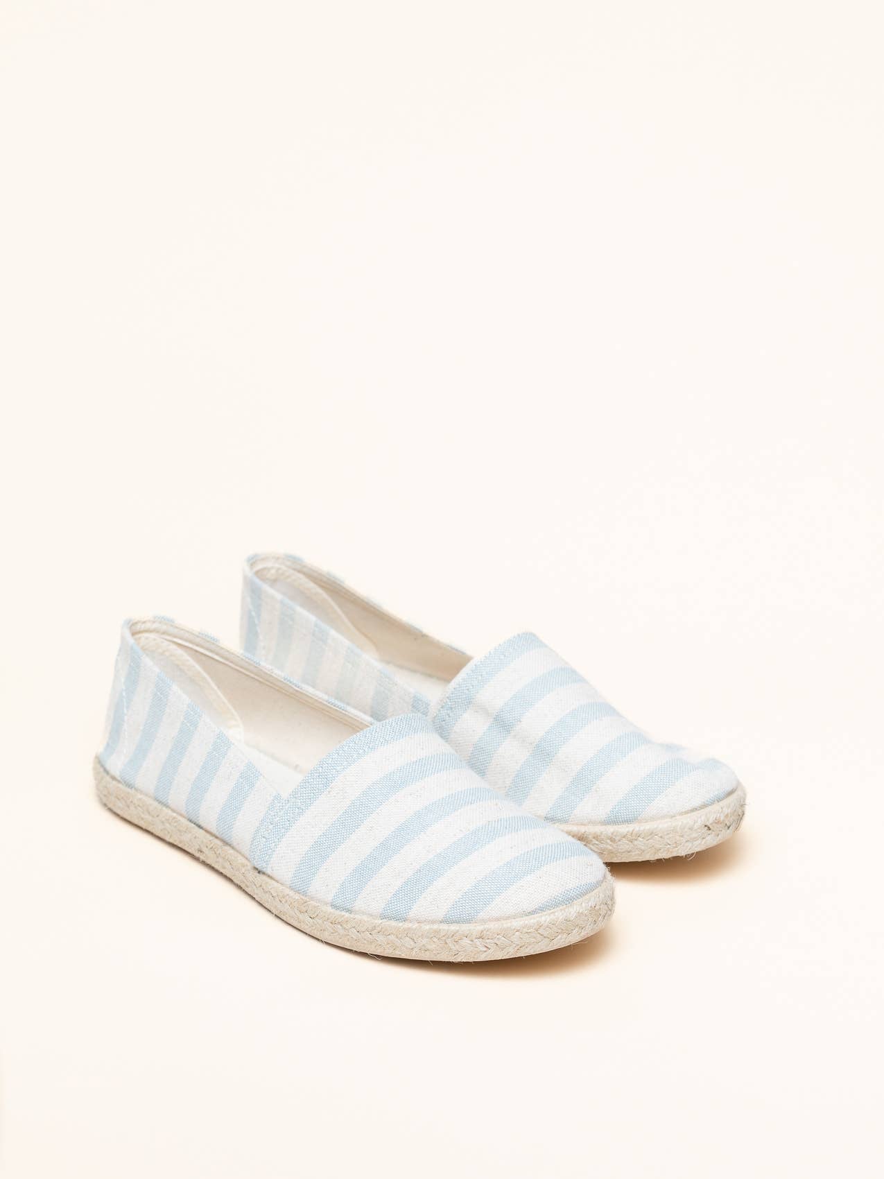 Striped Linen Espadrille