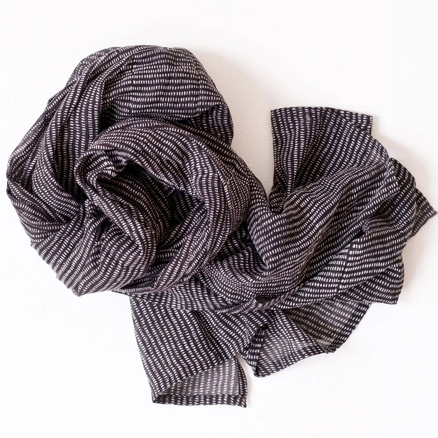Striped Midnight Scarf