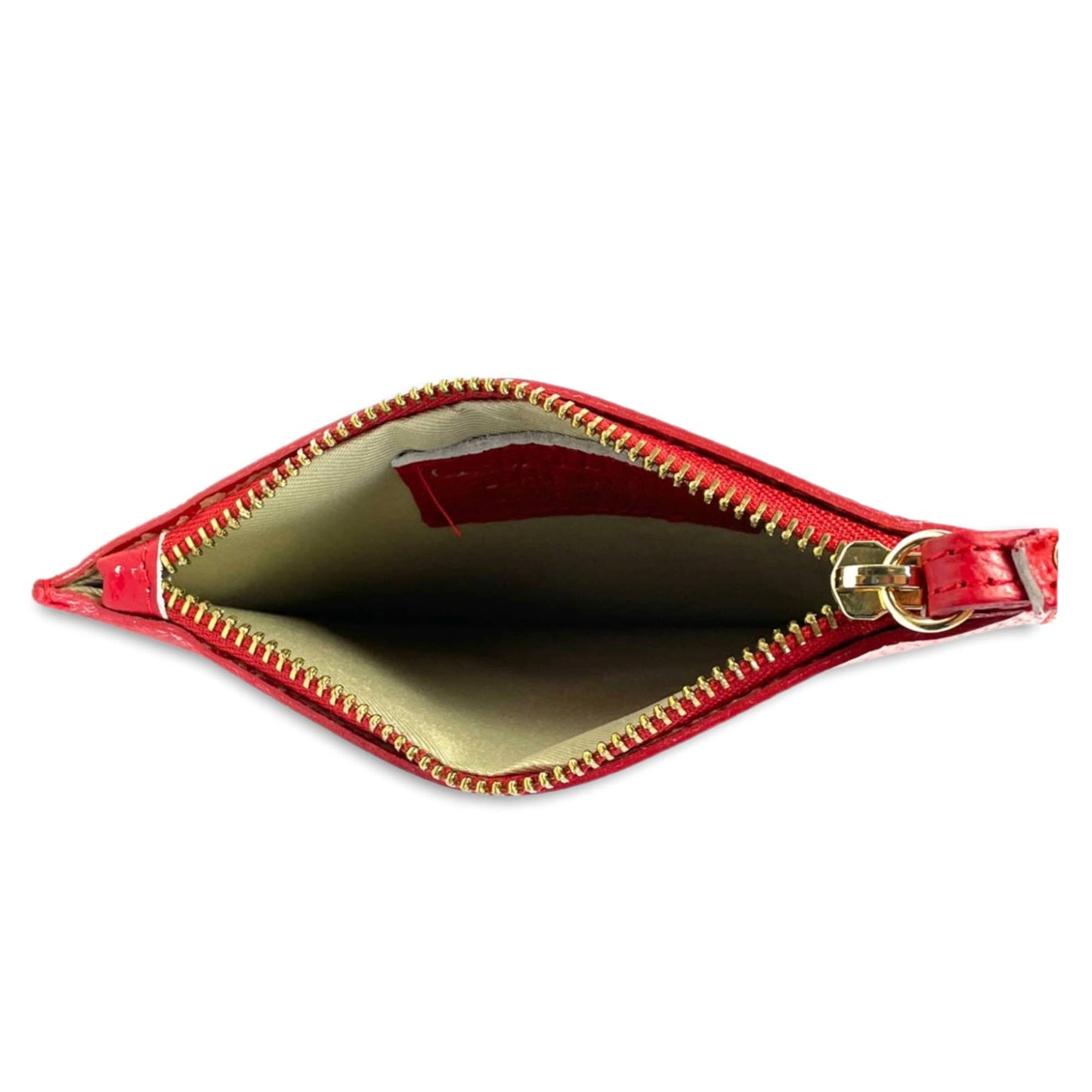 Genuine Leather Envelope Wristlet Handbag