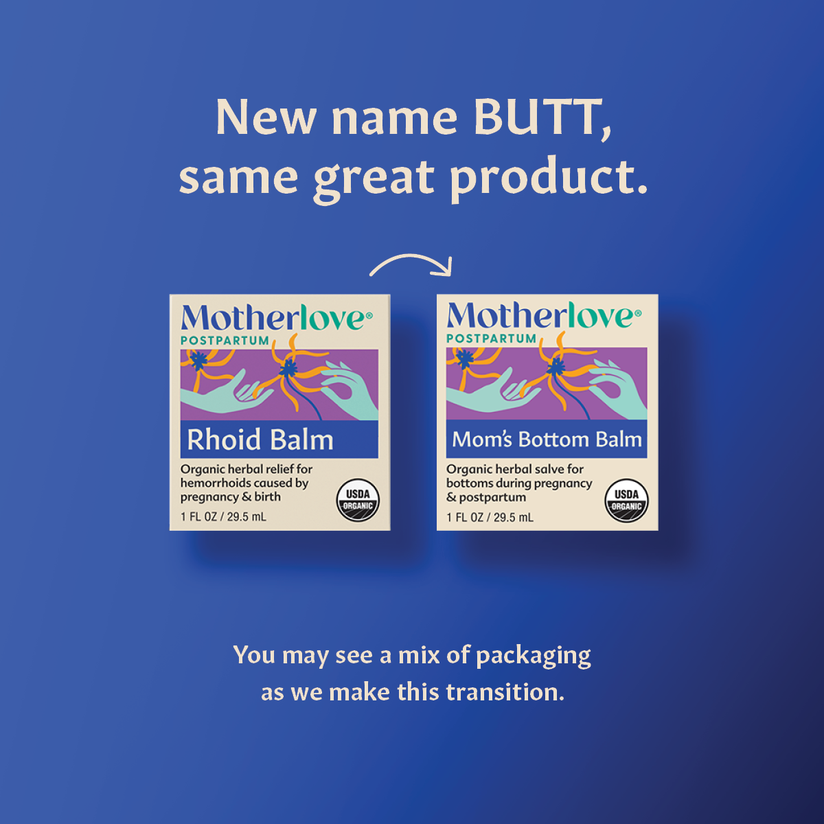 Motherlove Mom's Bottom Balm | 1 oz