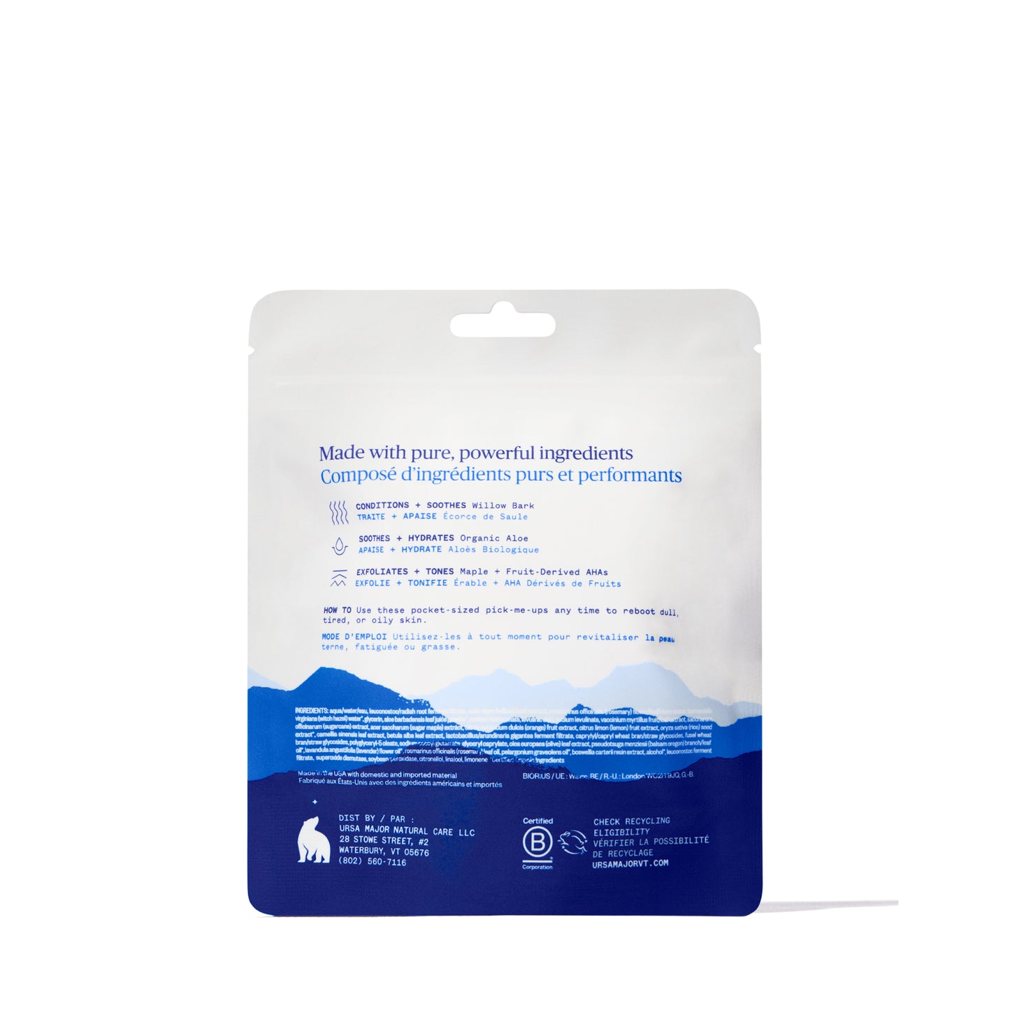 Ursa Major Essential Face Wipes