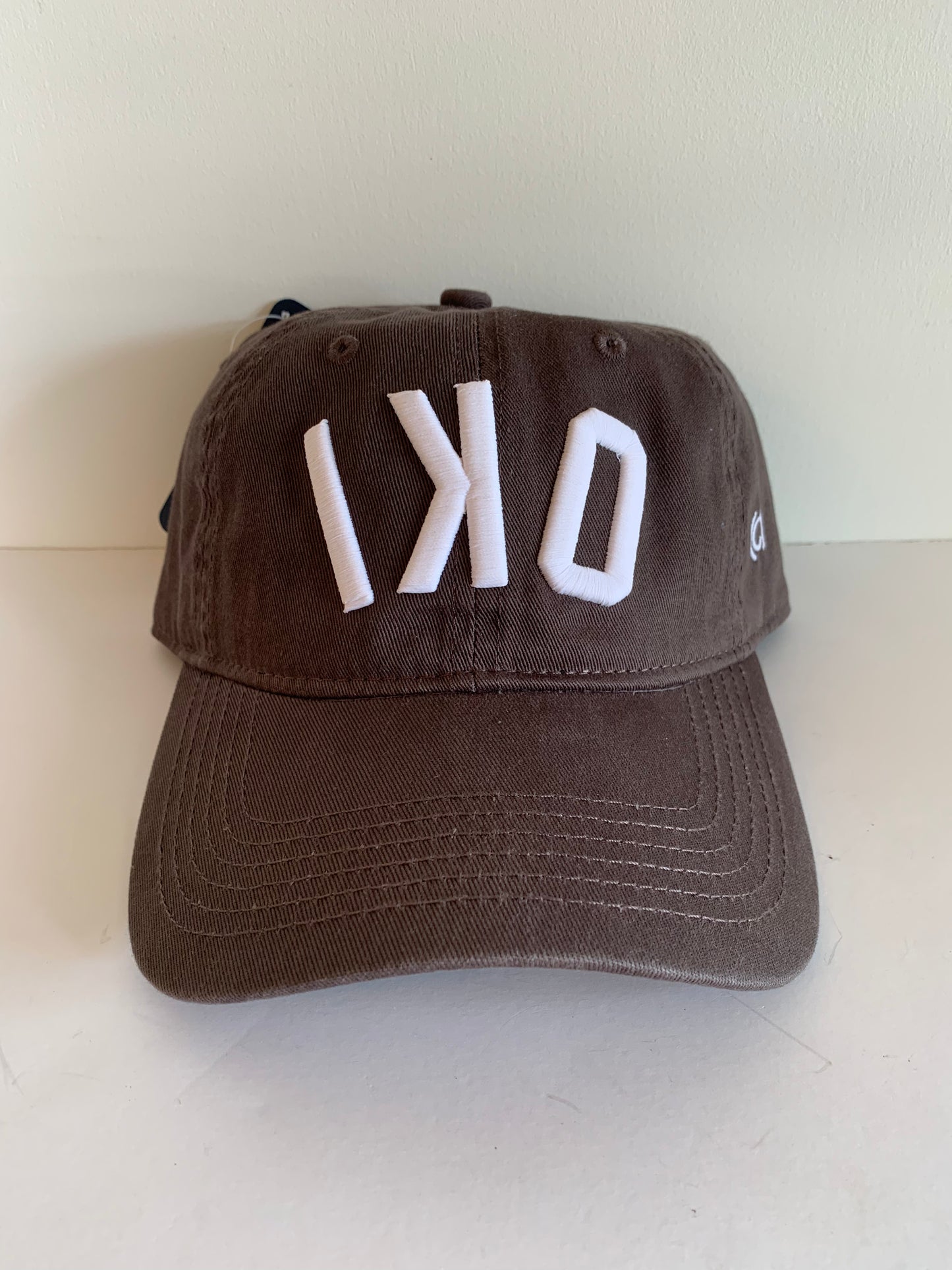 OKI Upside Down Embroidered Dad Hat