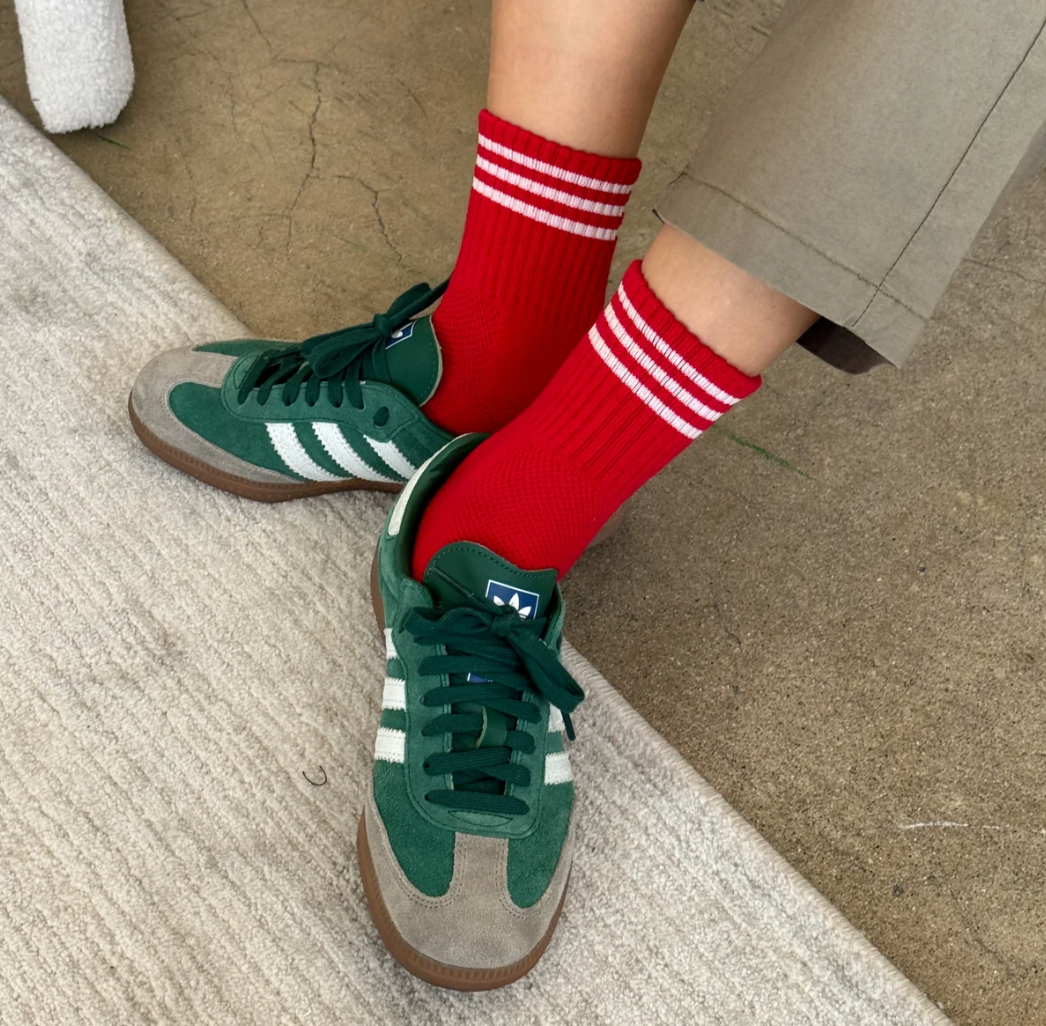 Le Bon Shoppe Girlfriend Socks | Scarlet