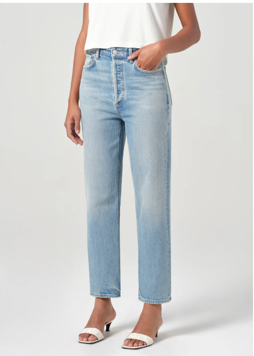 Agolde 90's Pinch Waist Crop | Ripple