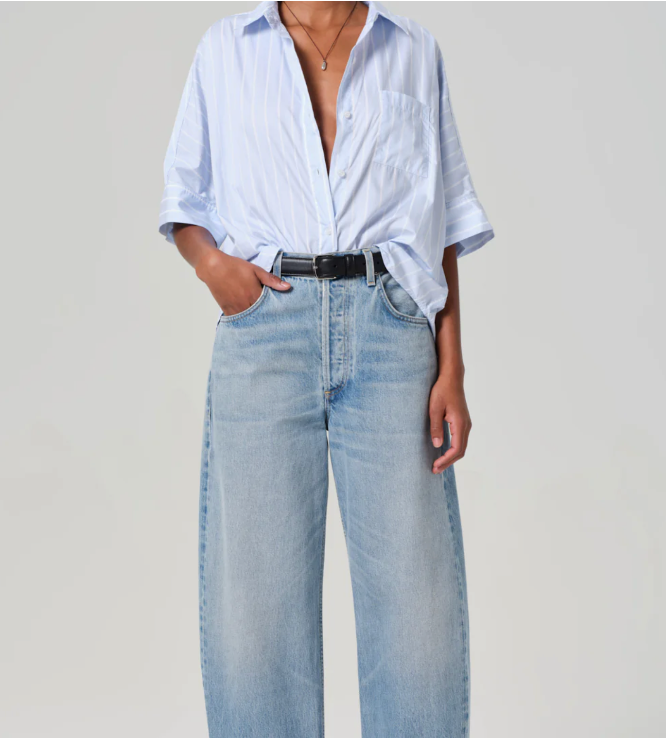 Citizens of Humanity Claire Origami Shirt | Rhode Stripe