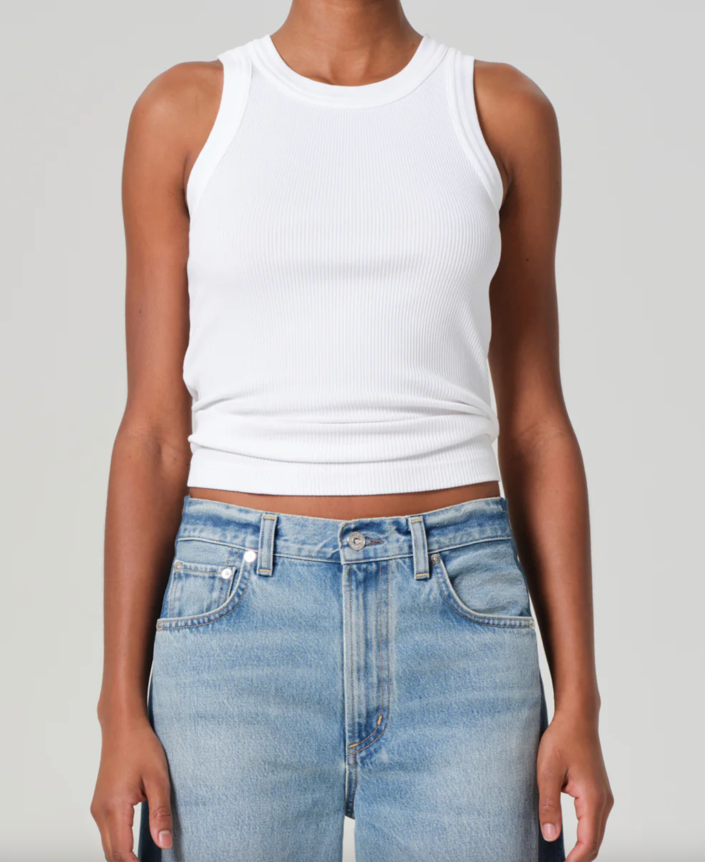 Citizens of Humanity Isabel Rib Tank | White