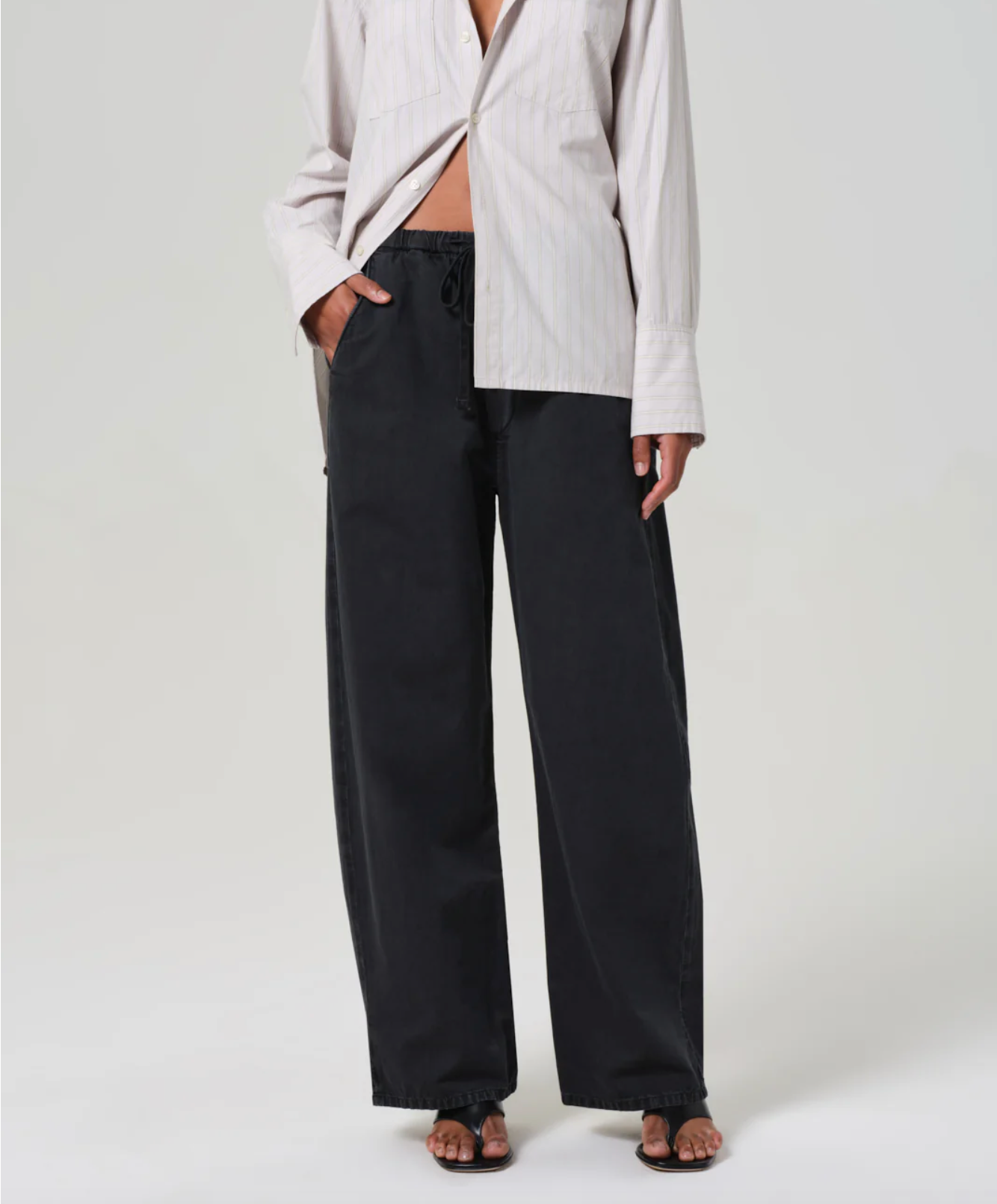 Citizens of Humanity Aurora Pull-On Pant | Washed Black