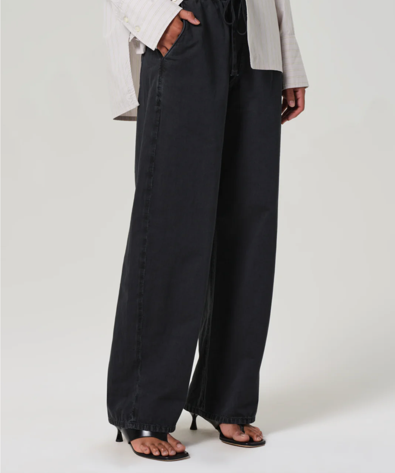 Citizens of Humanity Aurora Pull-On Pant | Washed Black