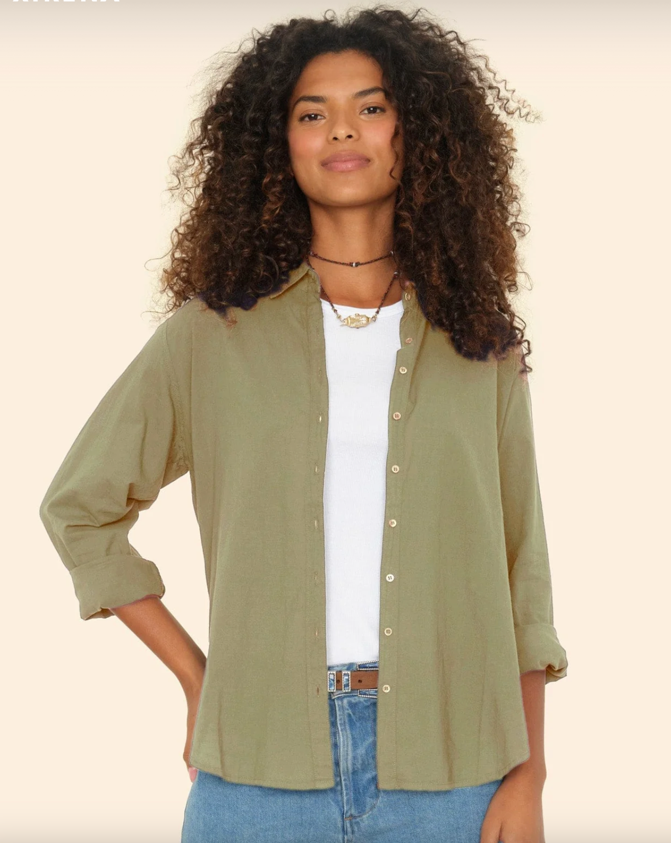Xirena Beau Shirt Dark Seagrass