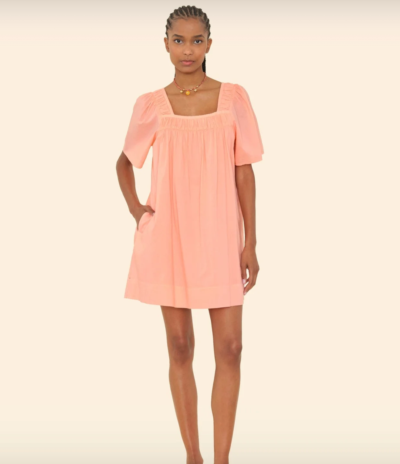 Xirena Brianna Dress | Grapefruit