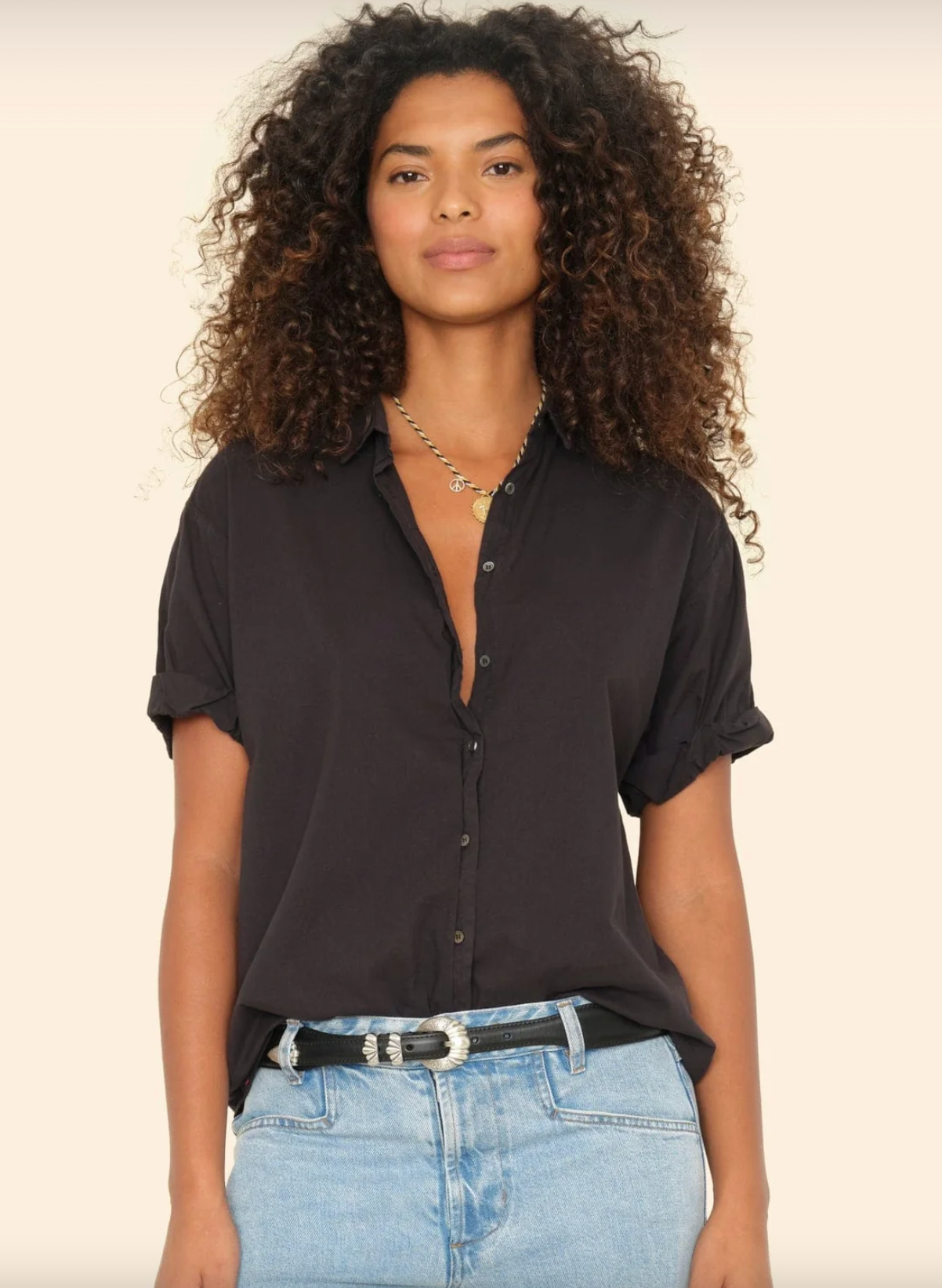 Xirena Channing Shirt | Black