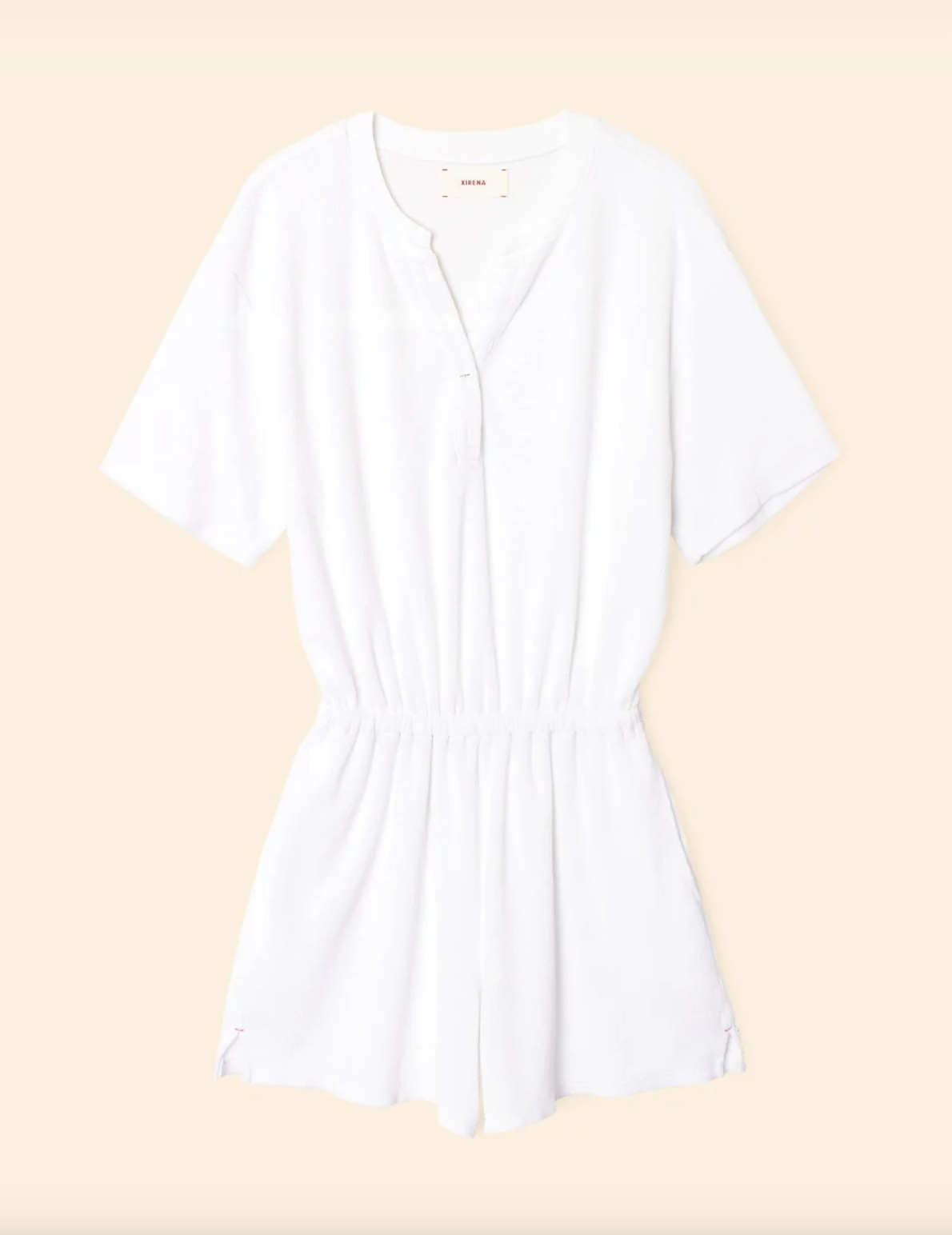 Xirena Evert Terry Romper | White