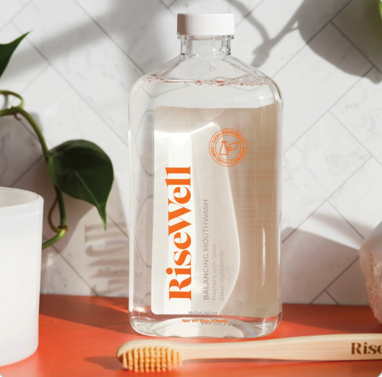Risewell Balancing Mouthwash | Wild Mint 16 oz.