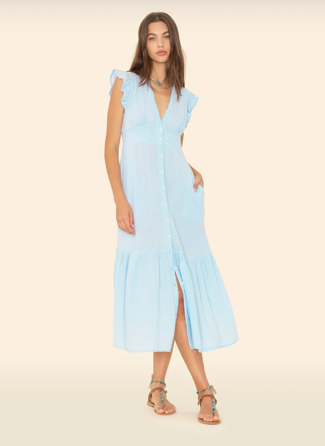 Xirena Davana Dress | Blue Mist