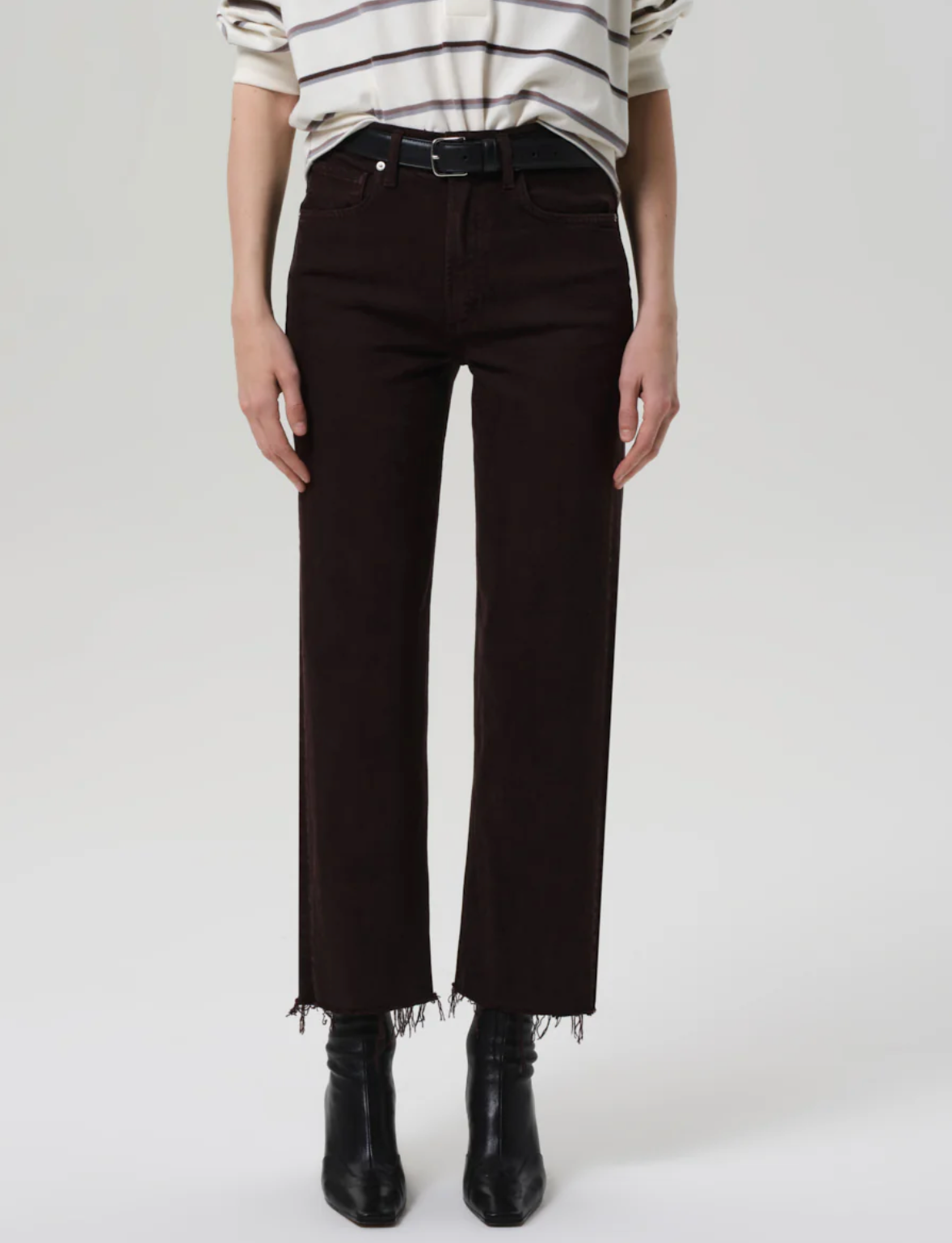 Citizens of Humanity Palma Straight Raw Hem | Carob