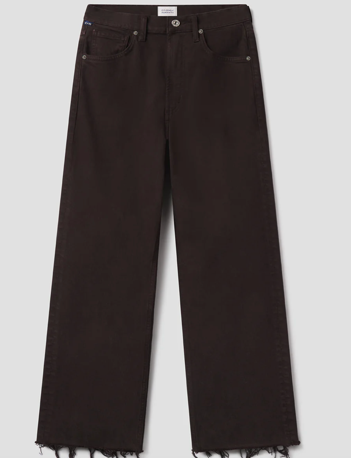 Citizens of Humanity Palma Straight Raw Hem | Carob