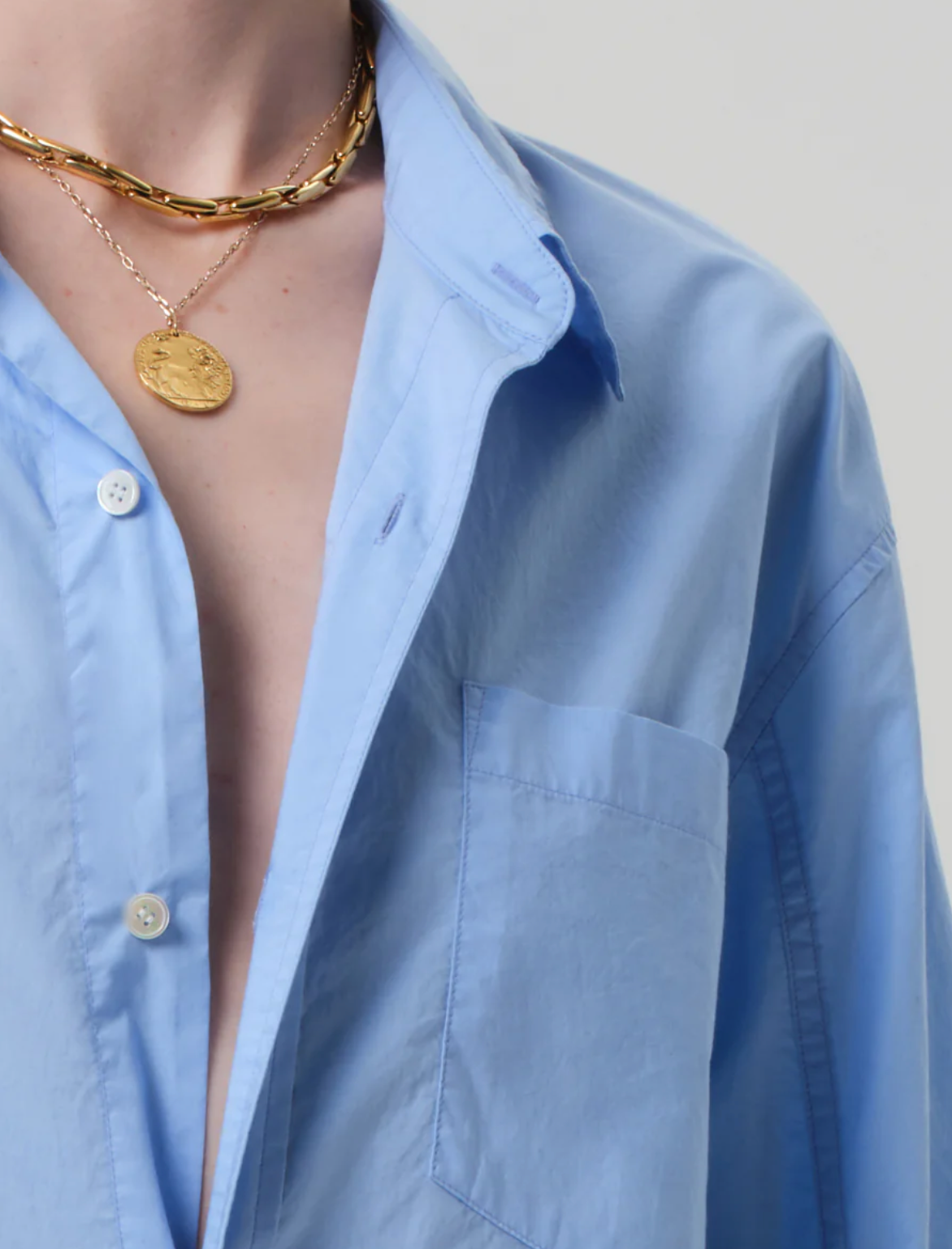 Citizen of Humanity Kayla Shirt | Banker Blue